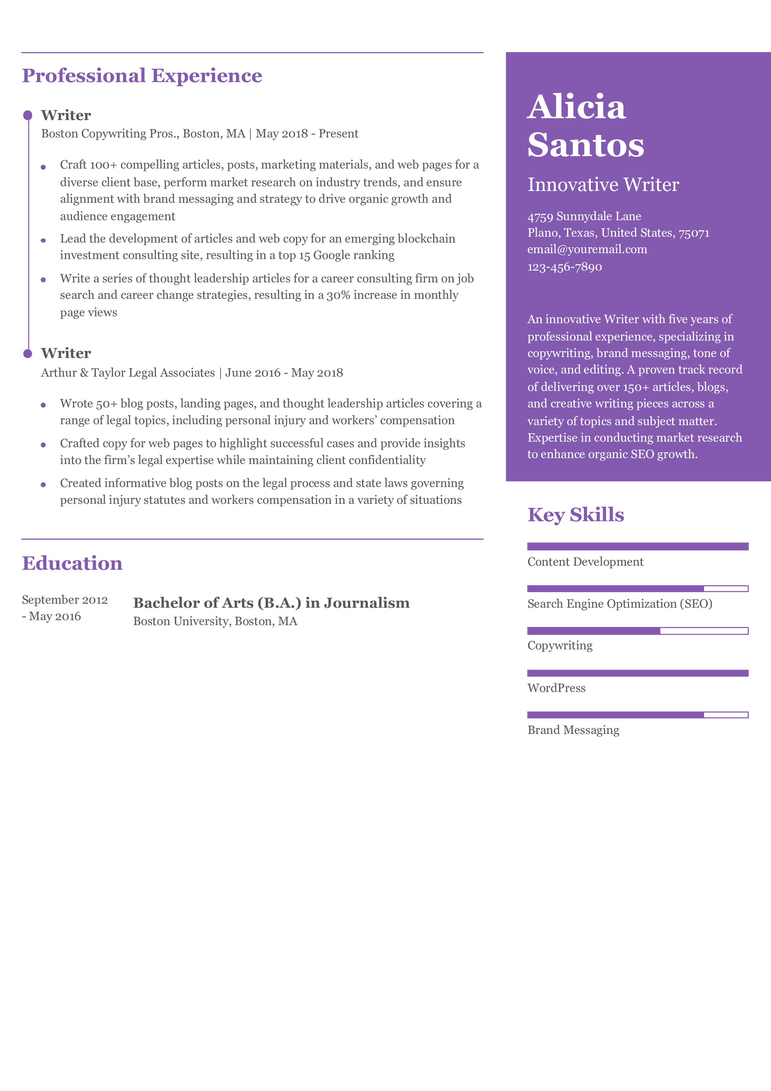 Writer - Mid-Level