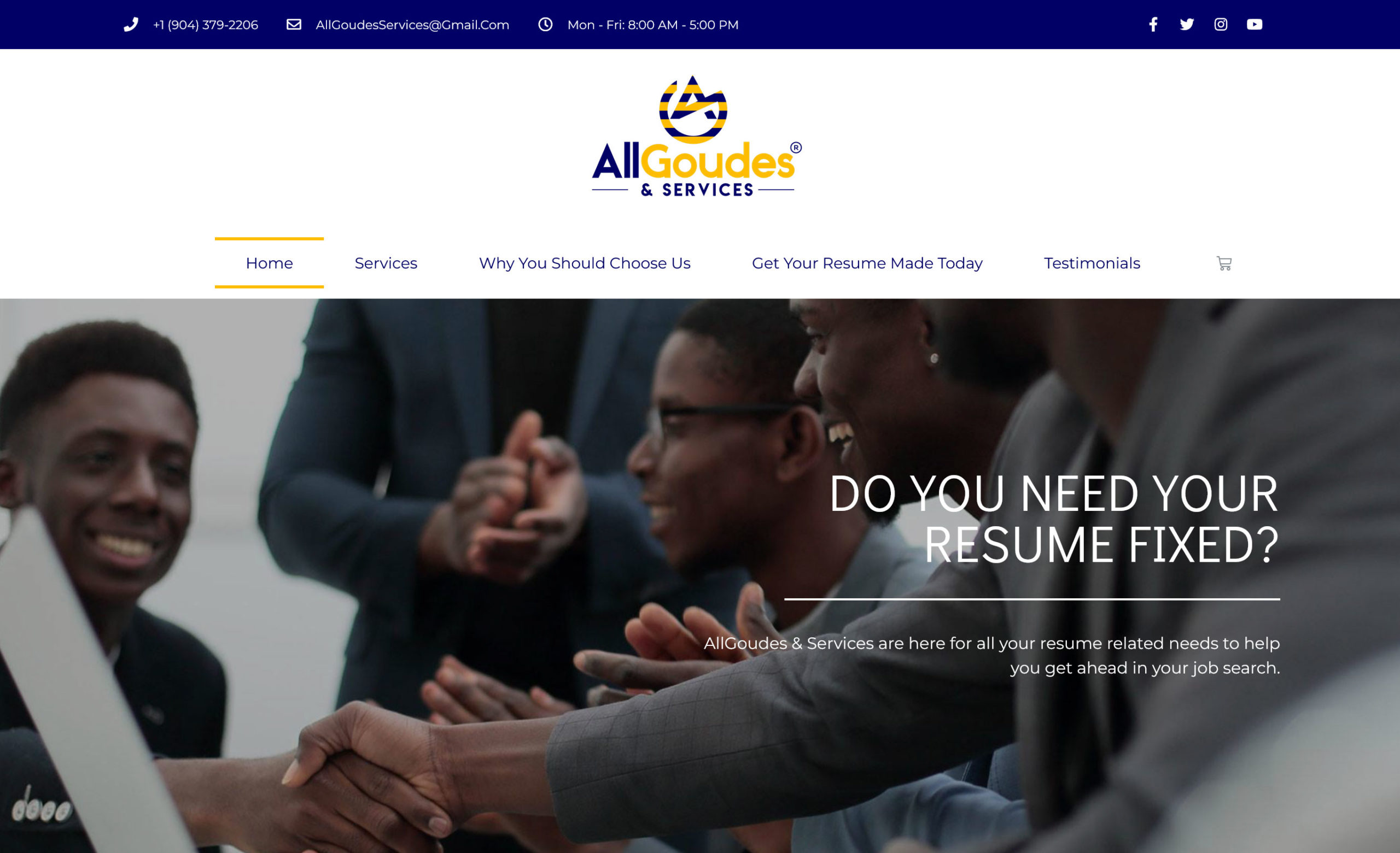 All Goudes & Services Homepage