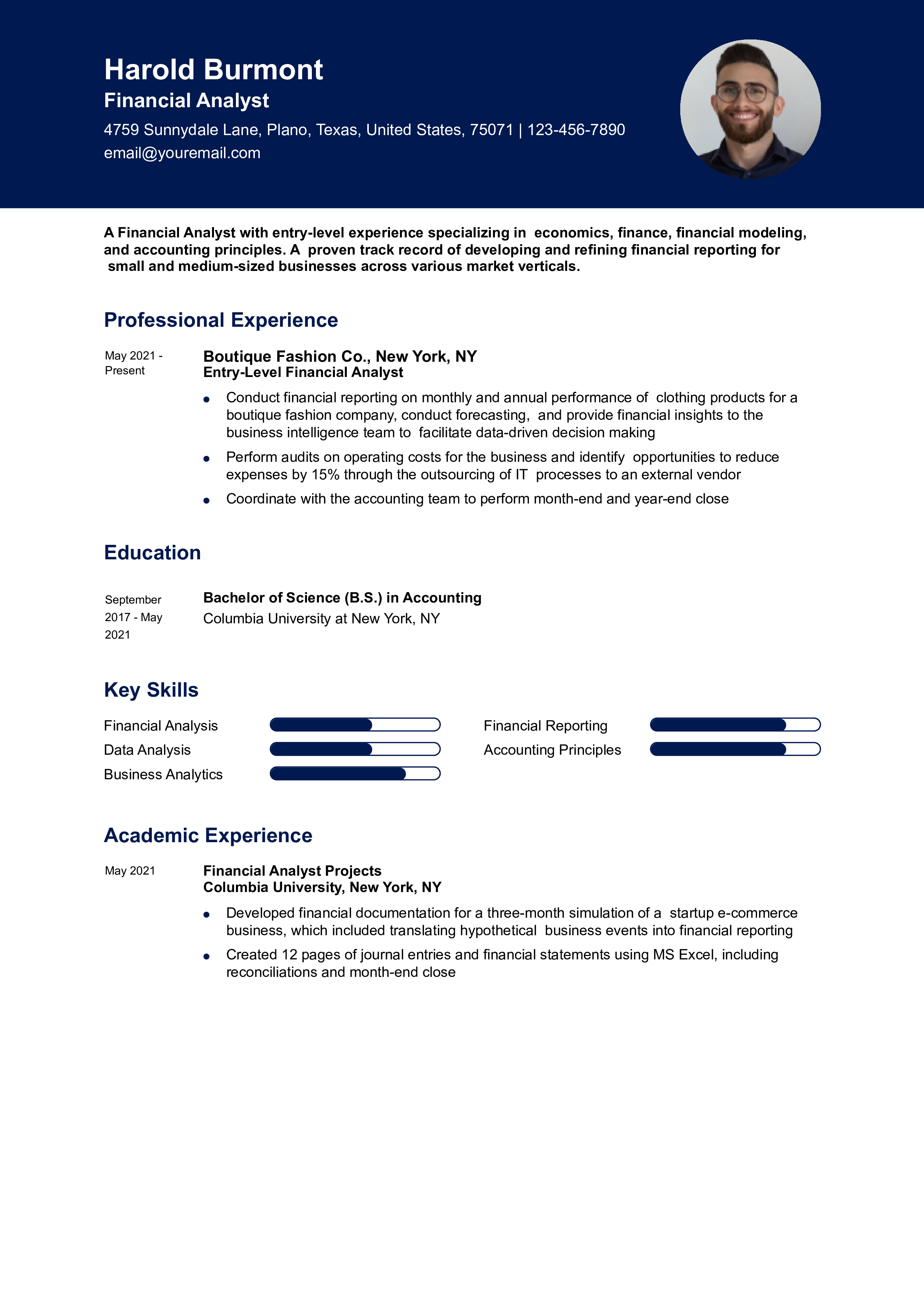 Senior-level Resume