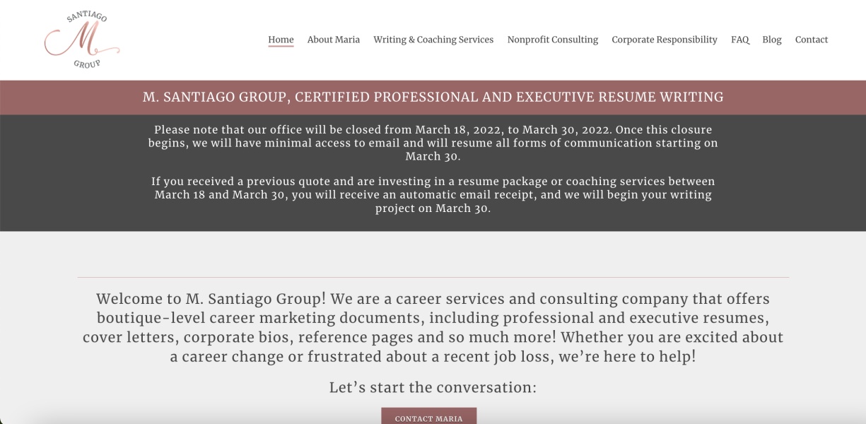 M. Santiago Group Homepage