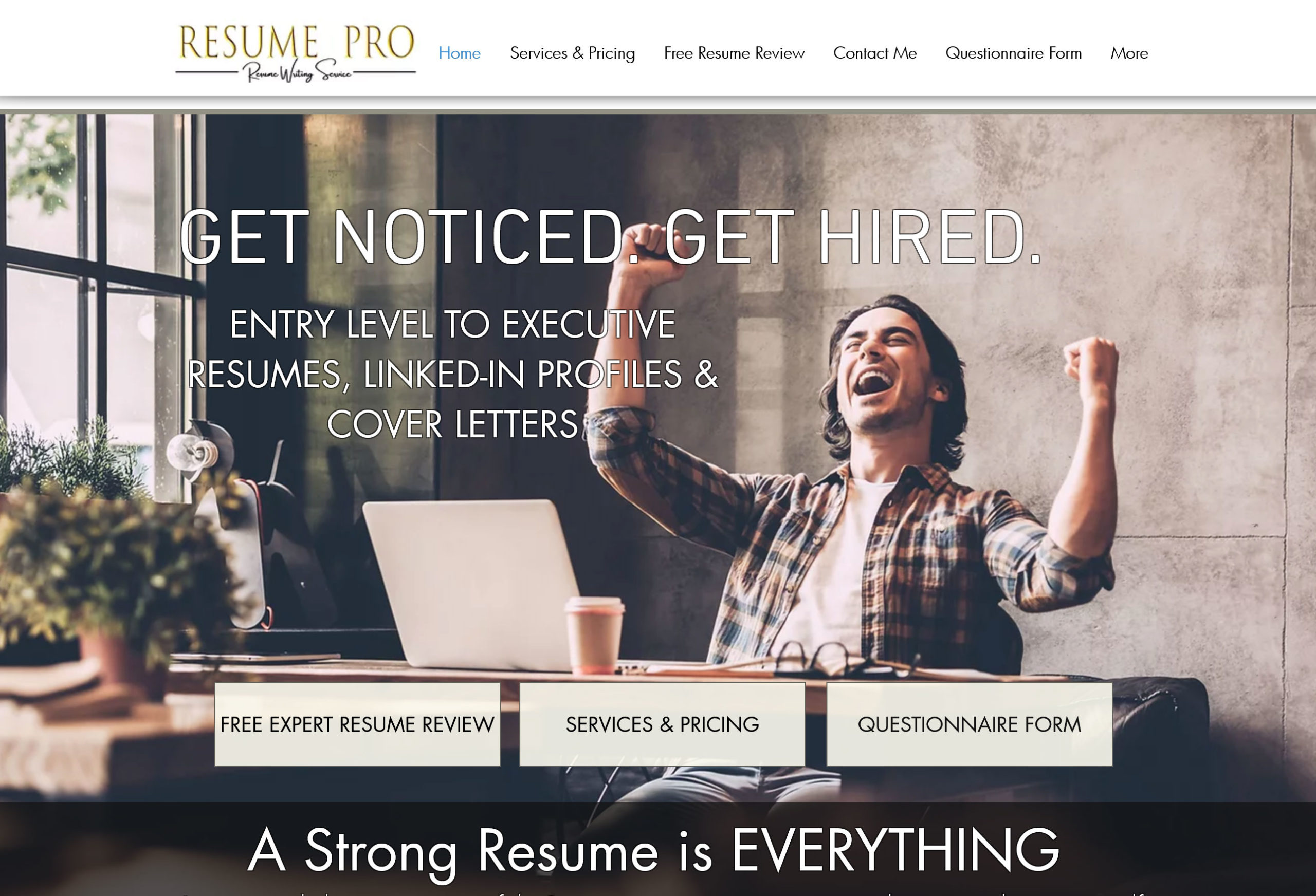 Resume Pro Homepage