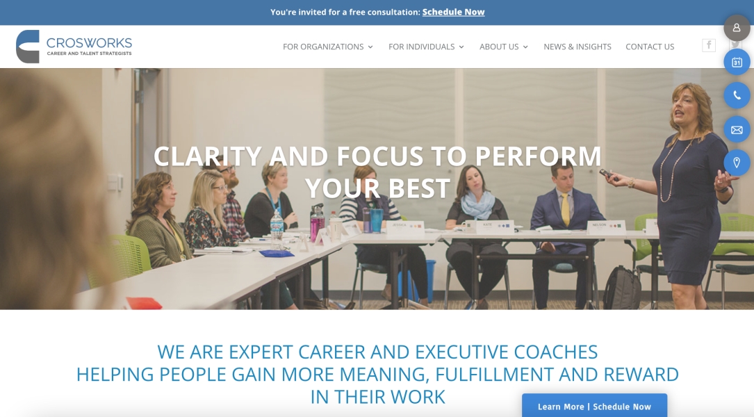 Crosworks Career and Talent Strategists Homepage