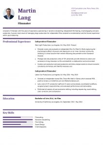 Filmmaker-Mid-Level