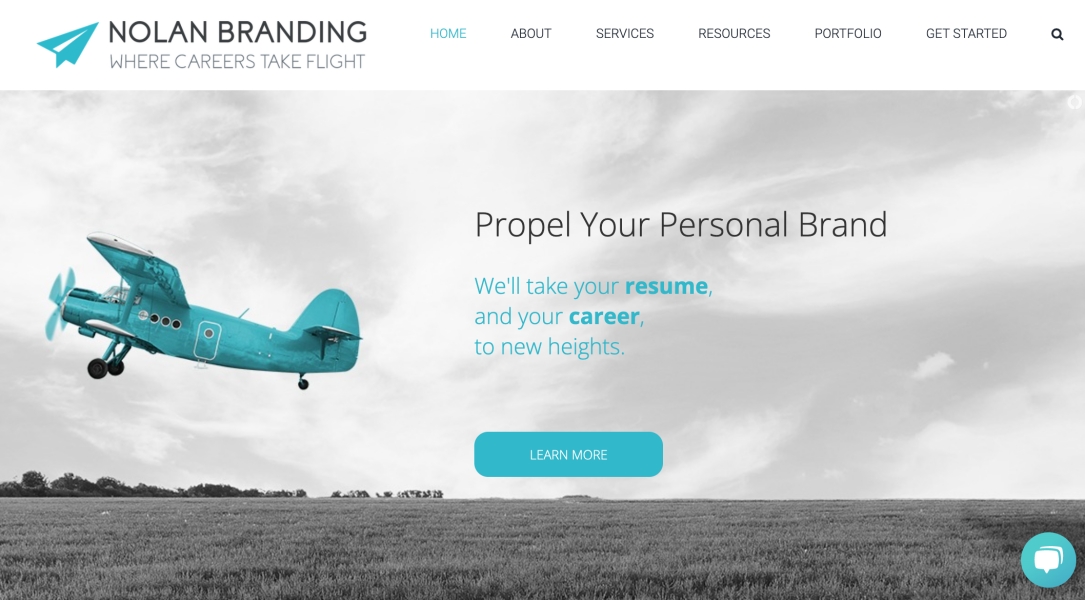 Nolan Branding Homepage