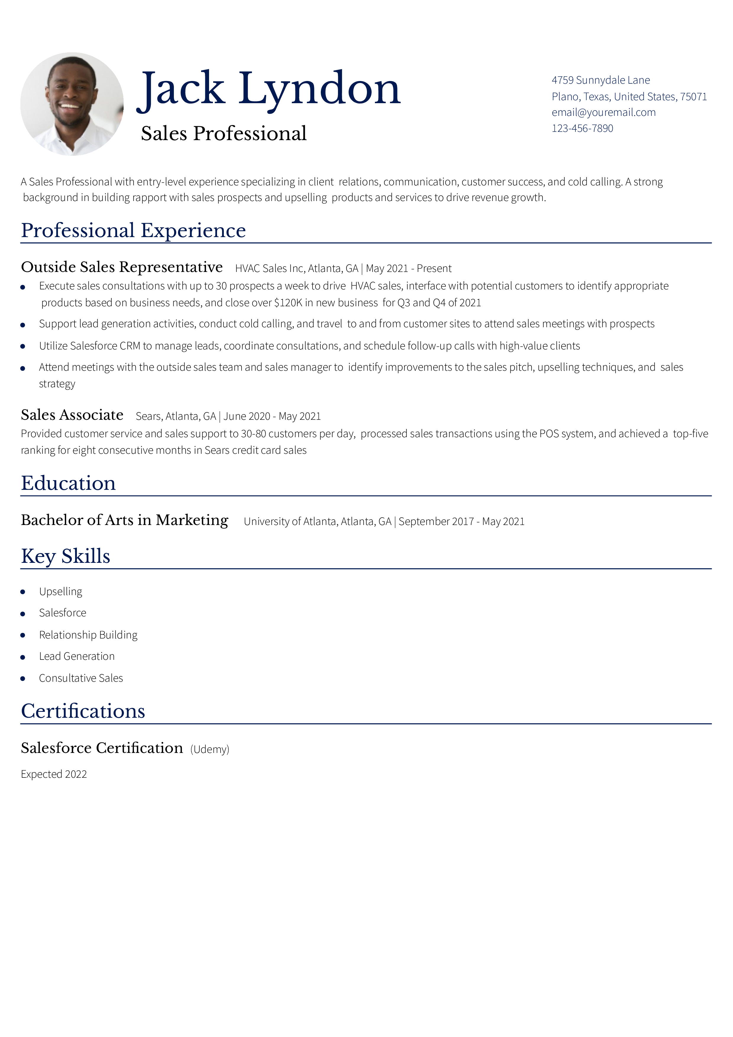 Entry-level Resume