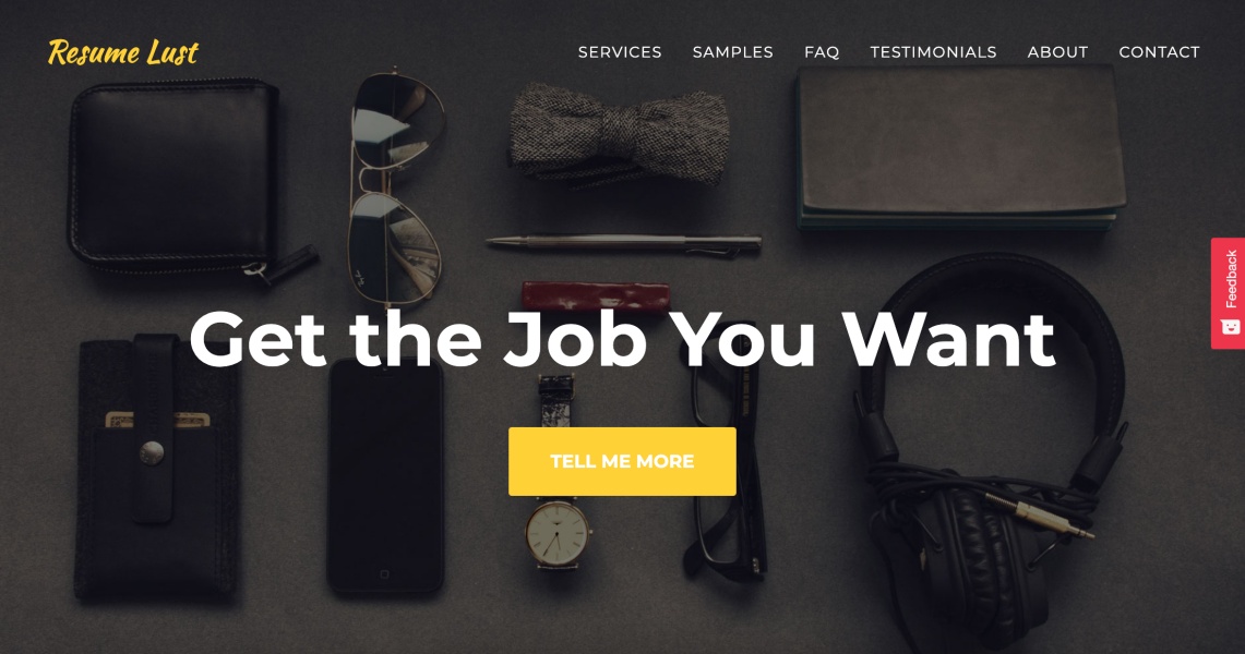 Resume Lust Homepage