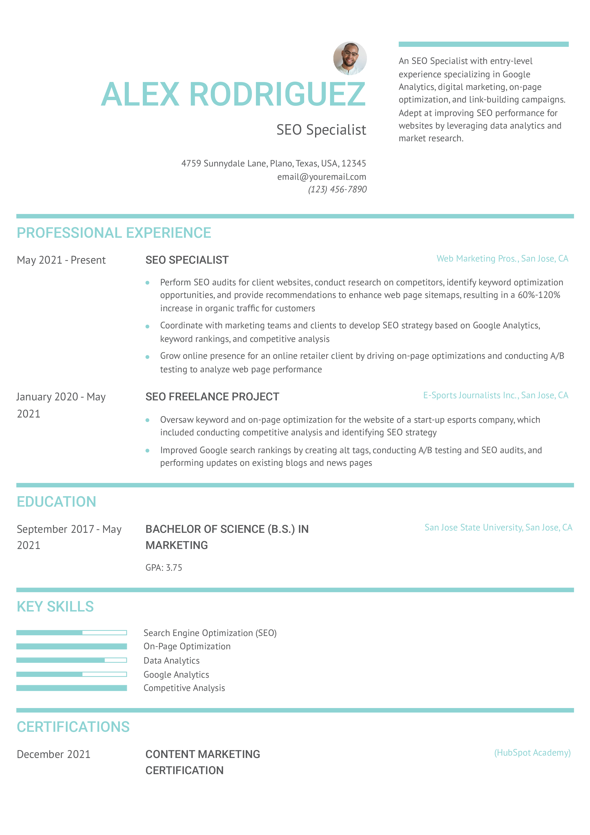 Entry-Level Resume