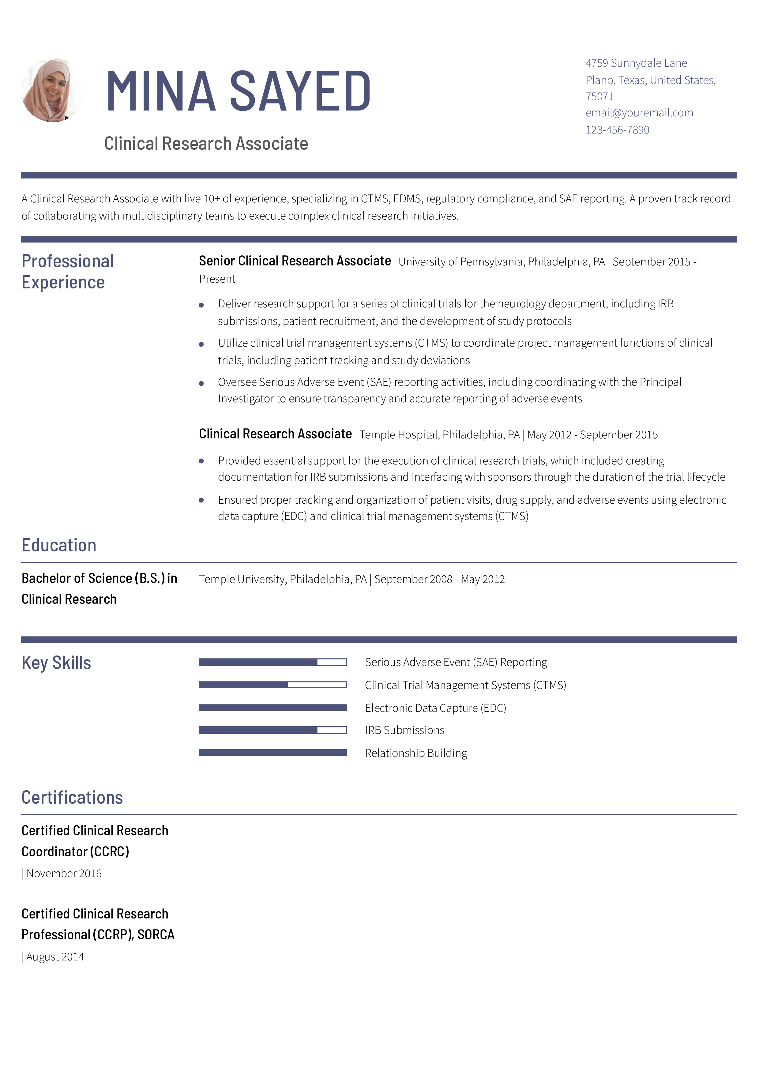 Senior-level Resume