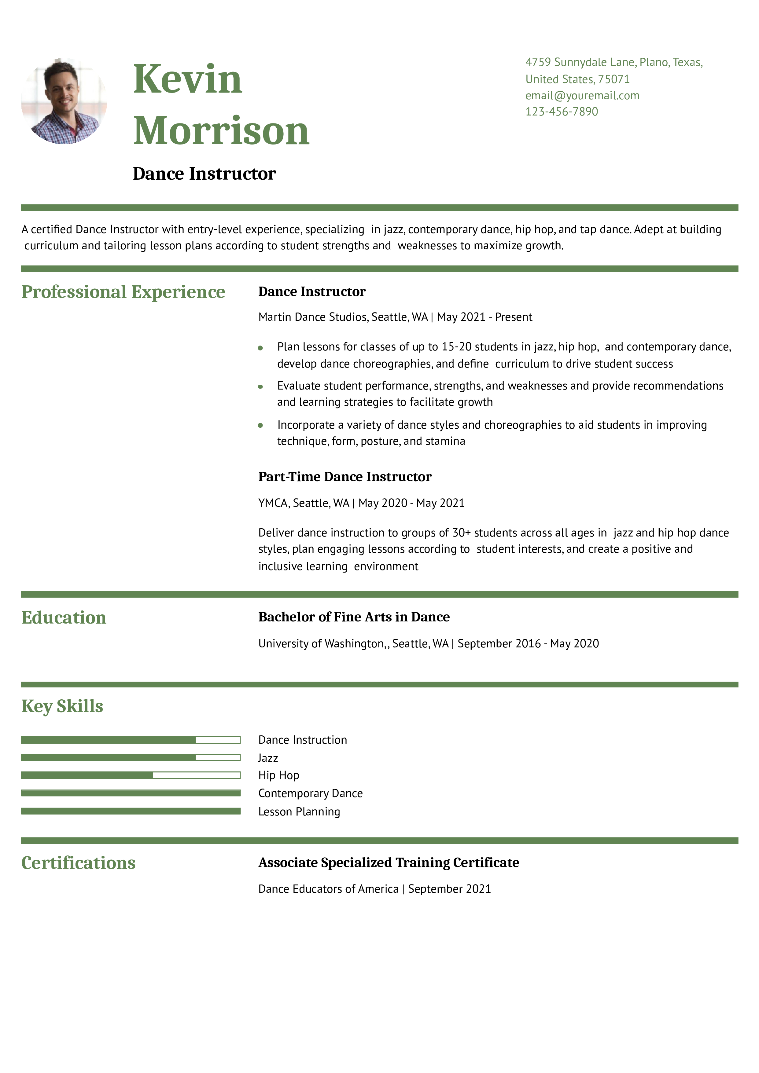 Entry-level Resume