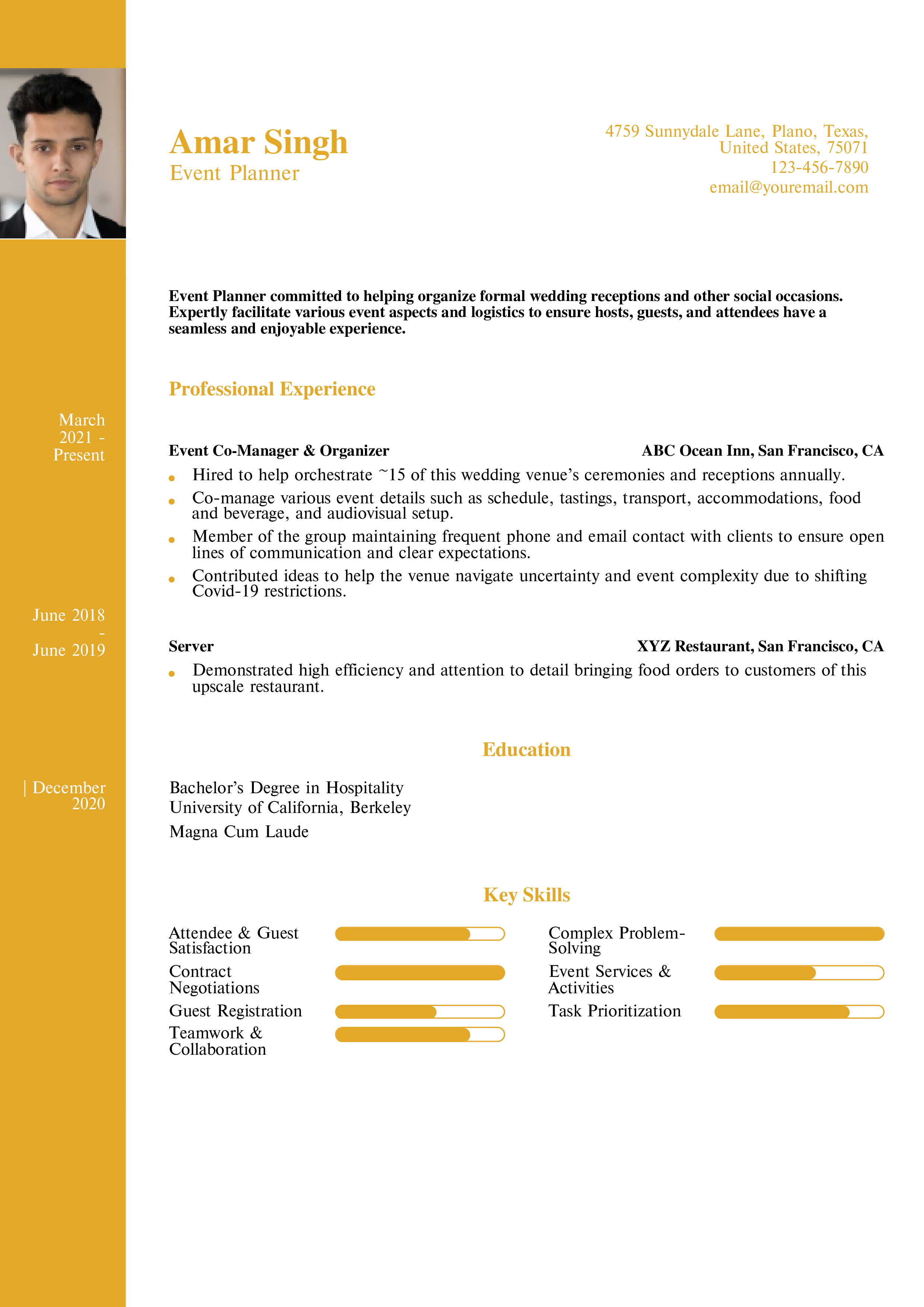 Imaginative Resume Template