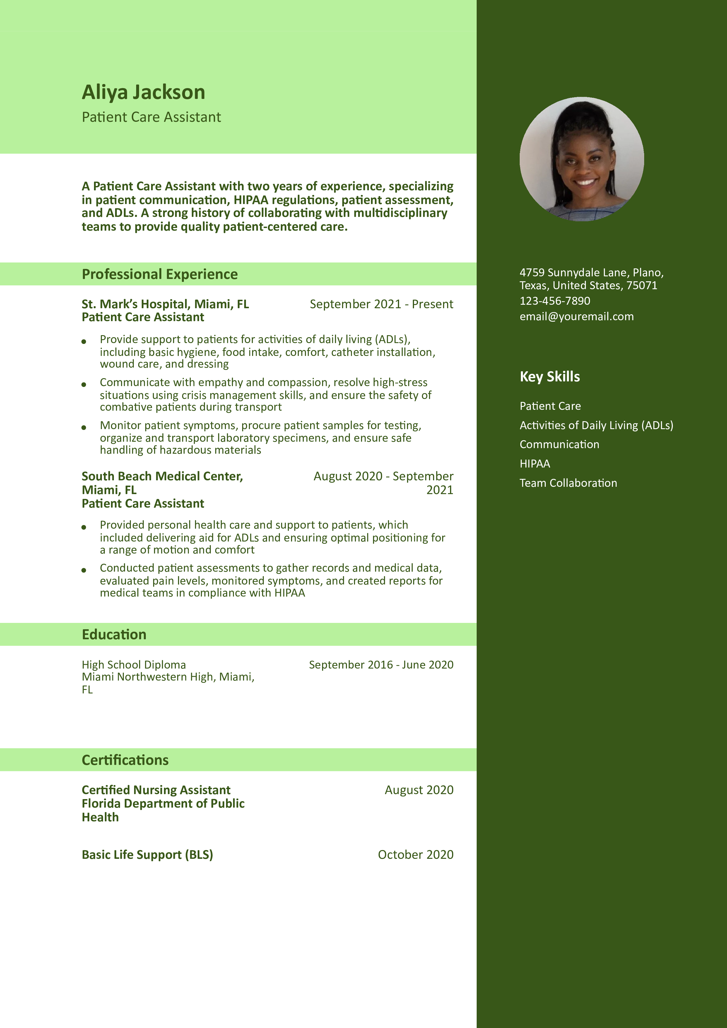 Entry-Level Resume