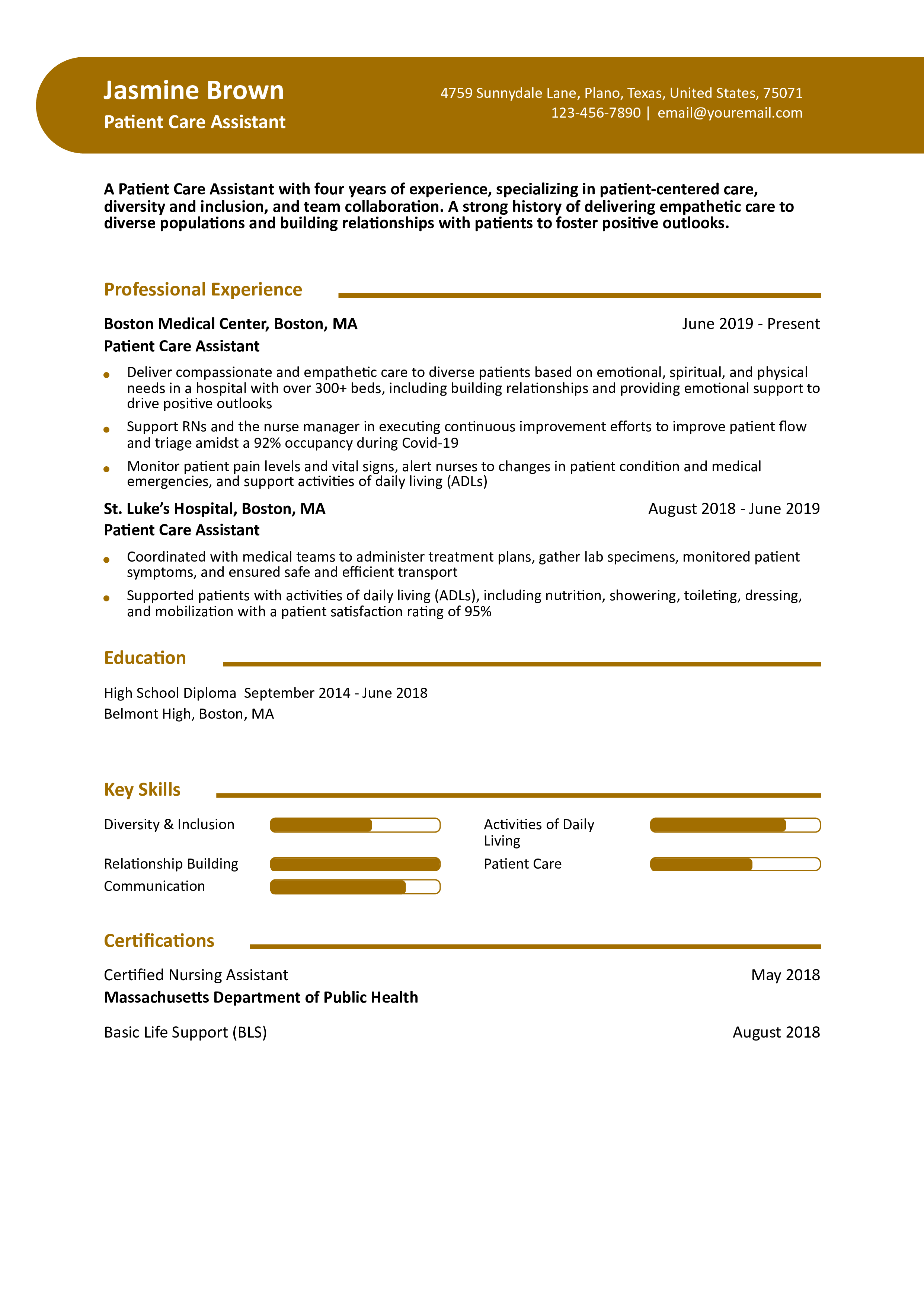 Senior-Level Resume