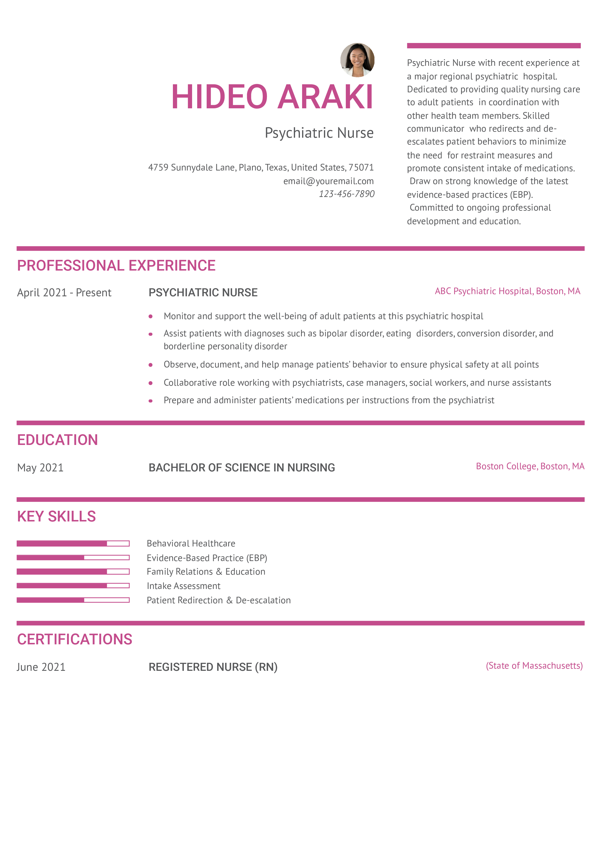 Entry-level Resume