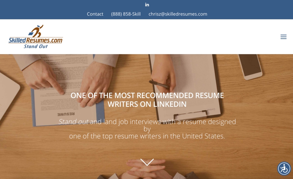Skilled Resumes Homepage