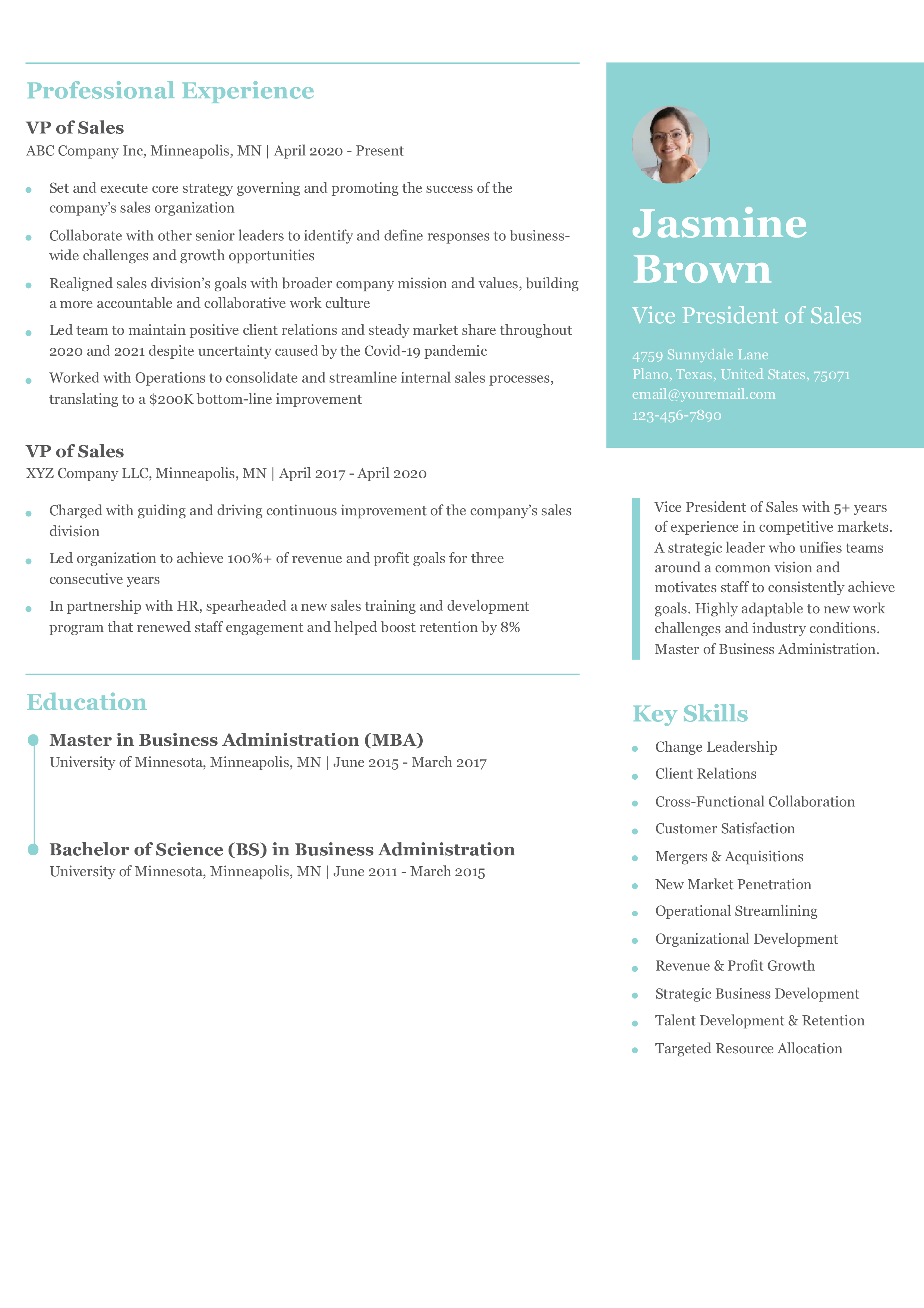 Senior-level Resume