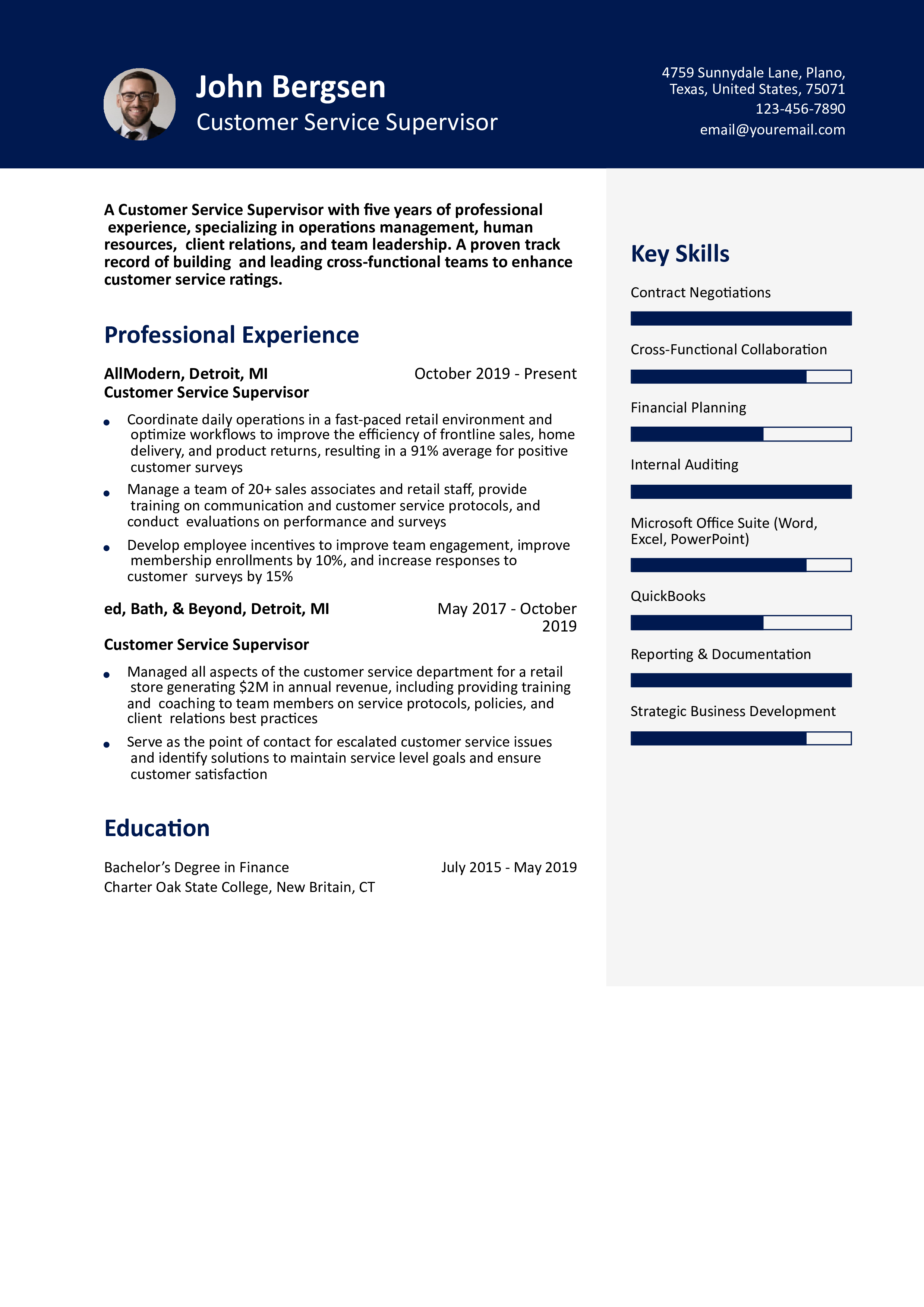 Entry-Level Resume