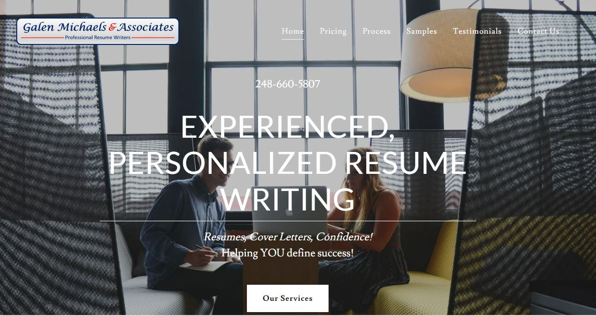 Galen Michaels & Associates Professional Resume Writers Homepage