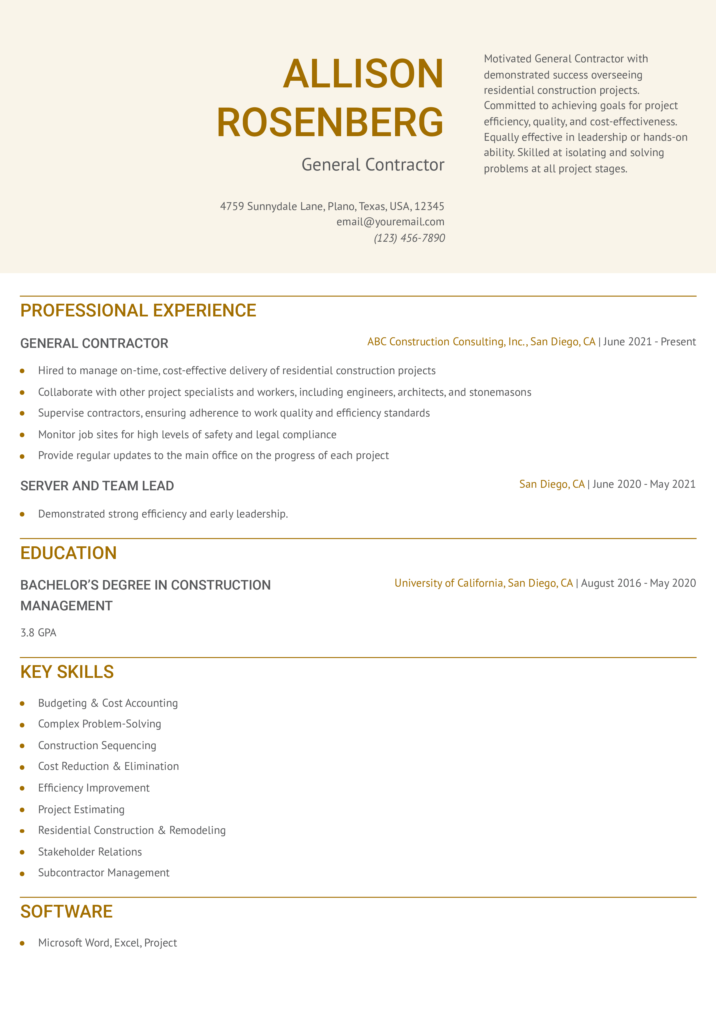 General Contractor Resume Examples - General Contractor Entry Level.pdf 