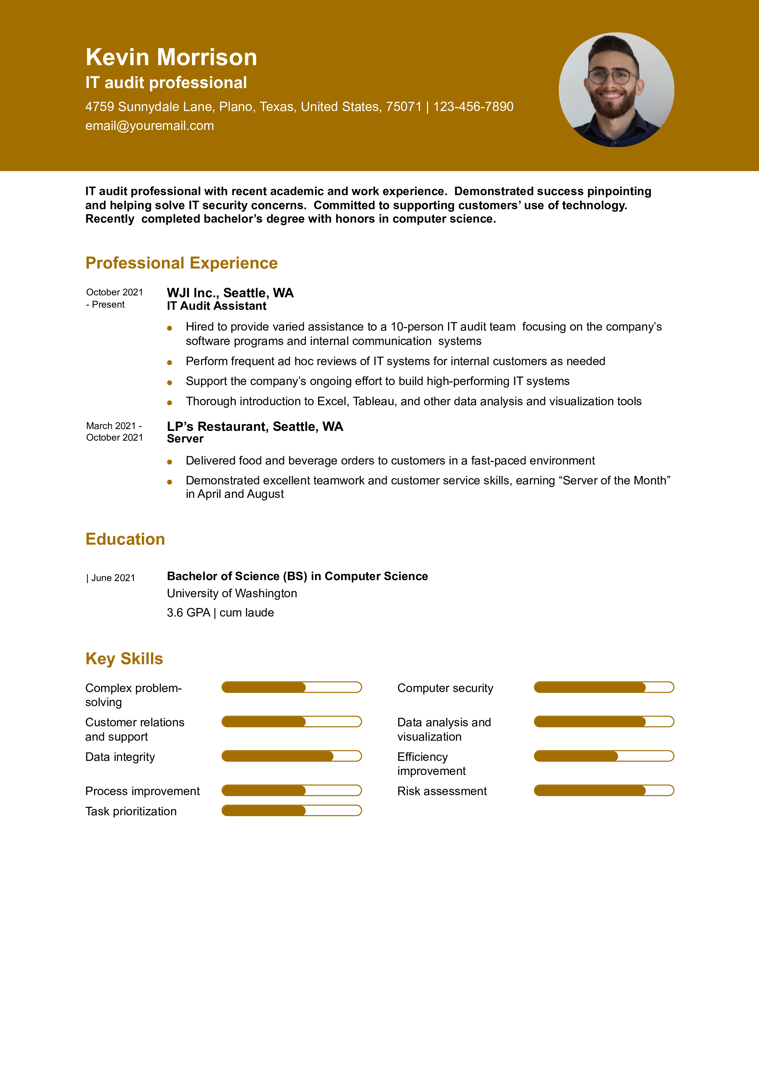 Entry-level Resume