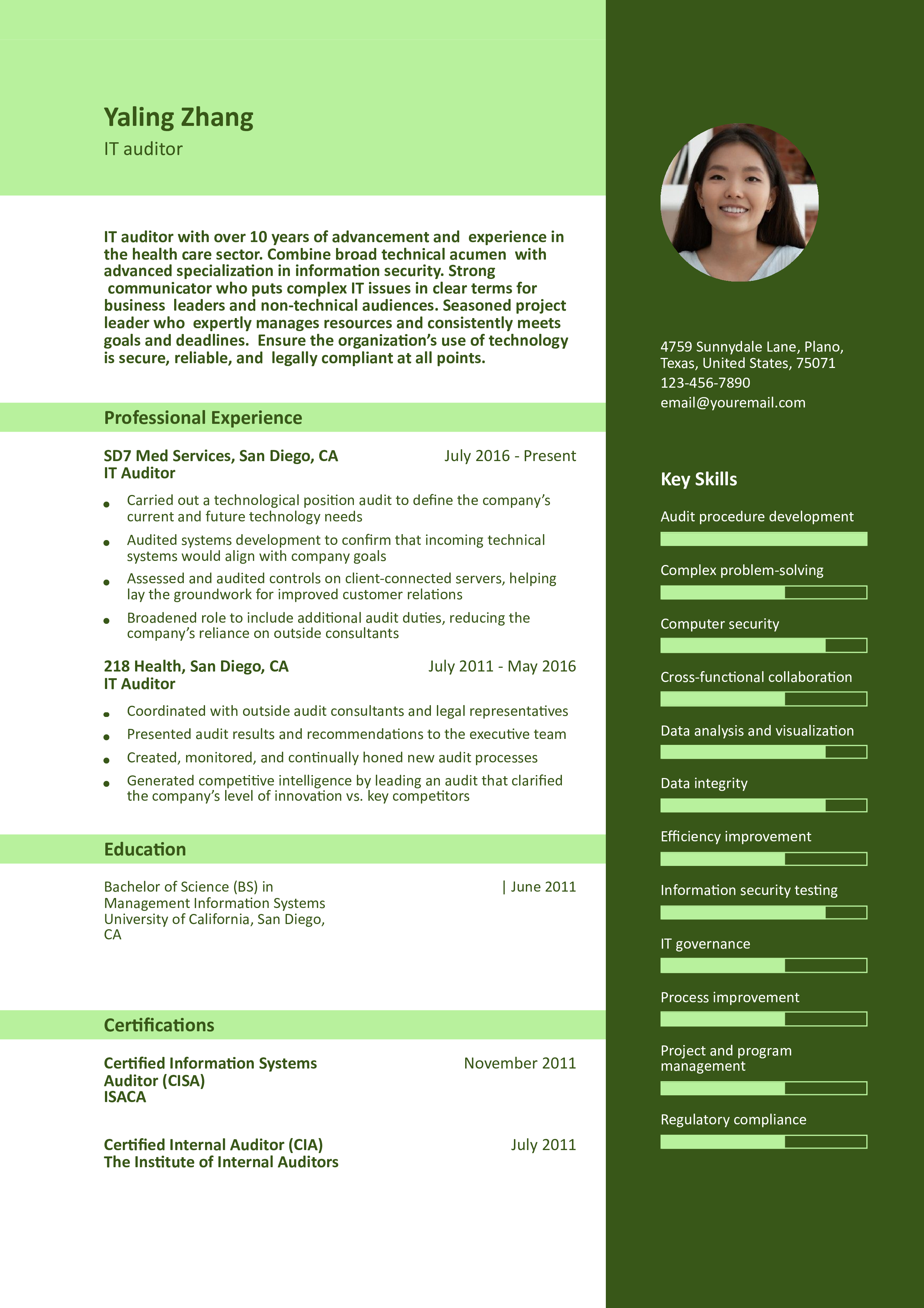 Senior-level Resume