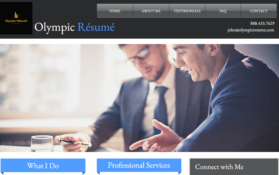 Olympic Resume Homepage