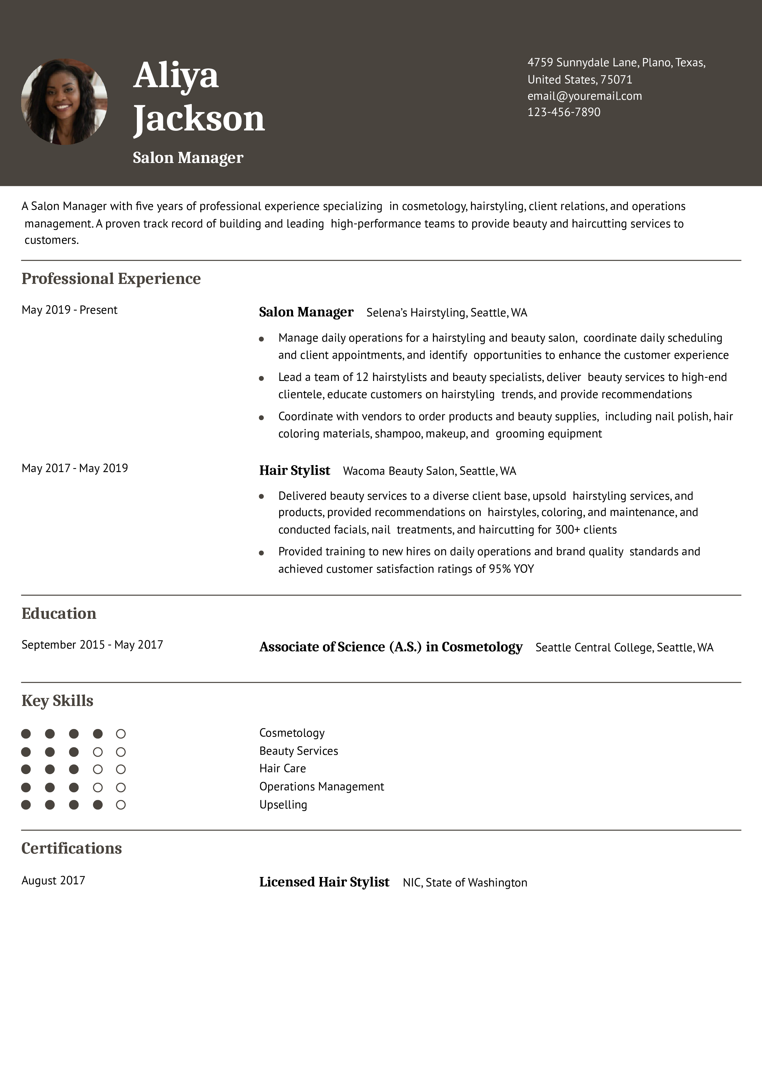 Entry-level Resume