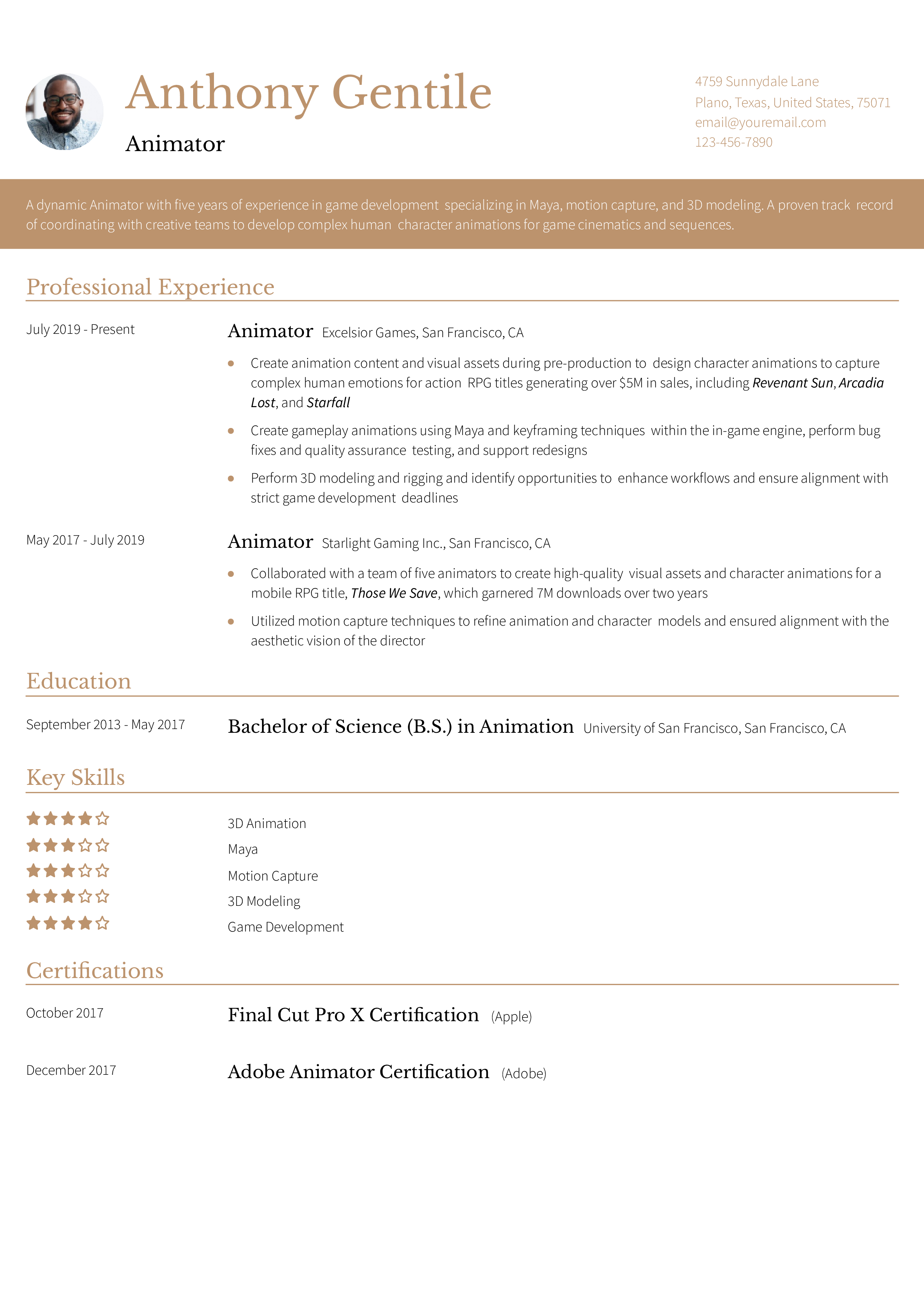 Entry-level Resume