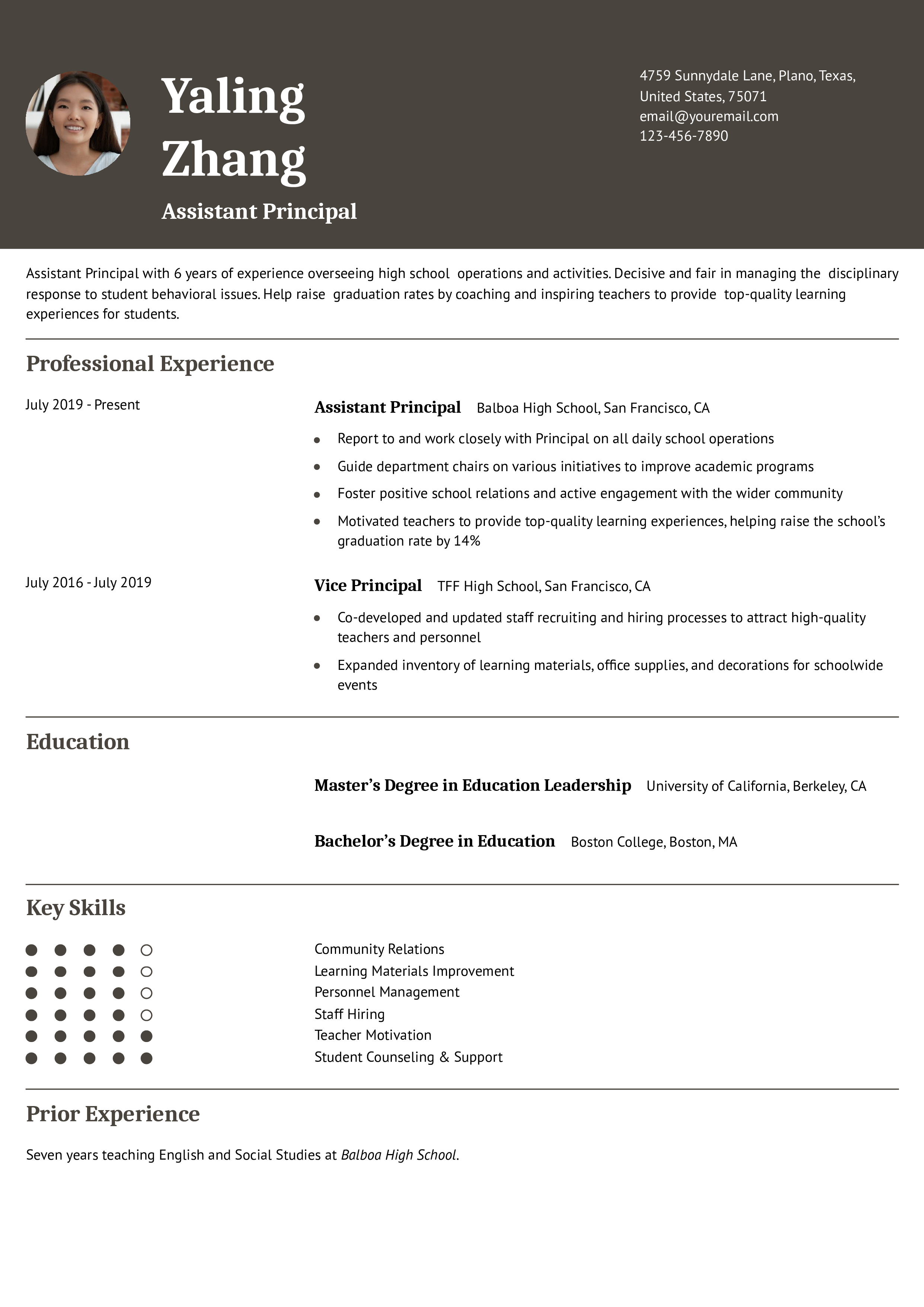 Senior-level Resume