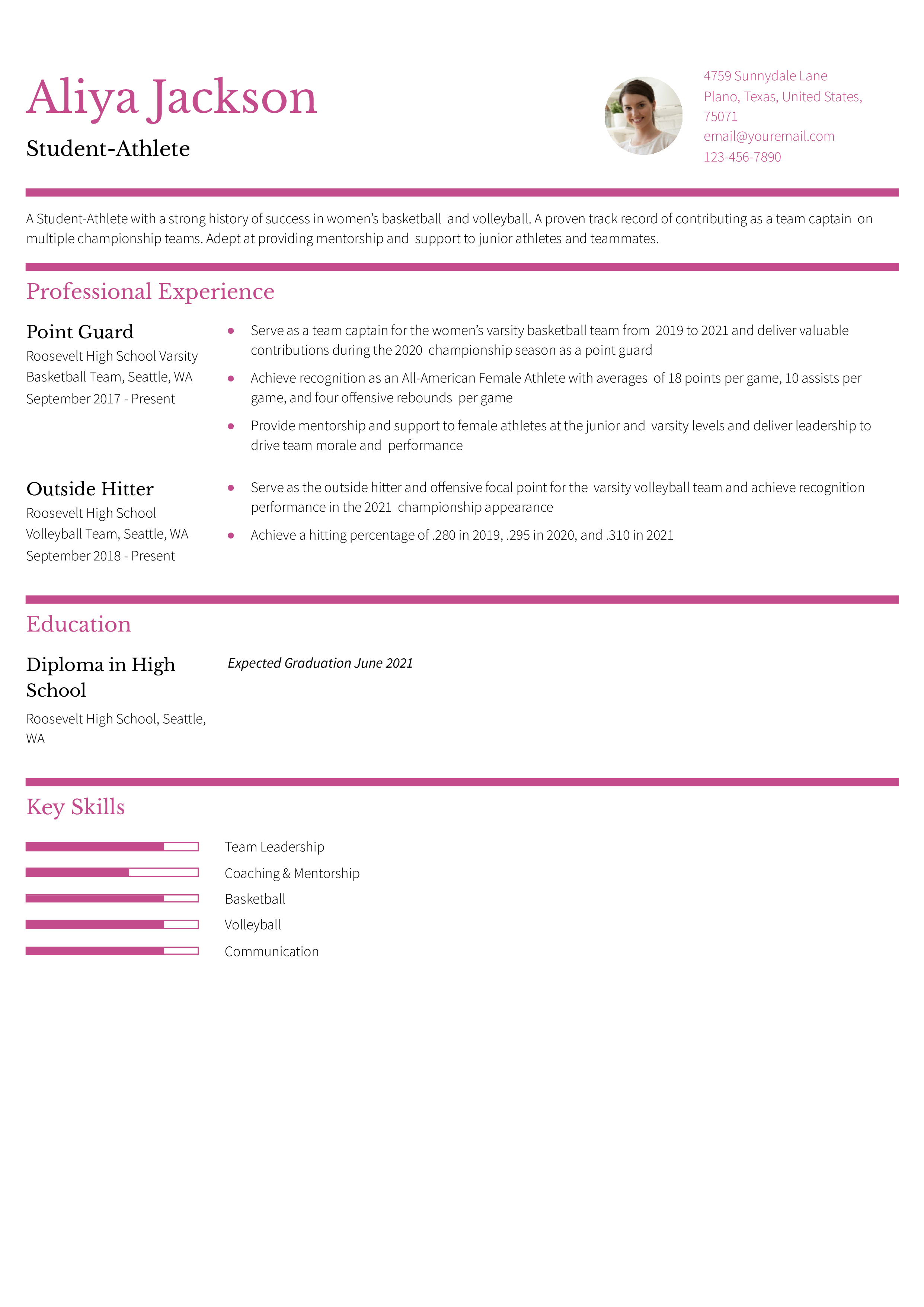 Entry-Level Resume