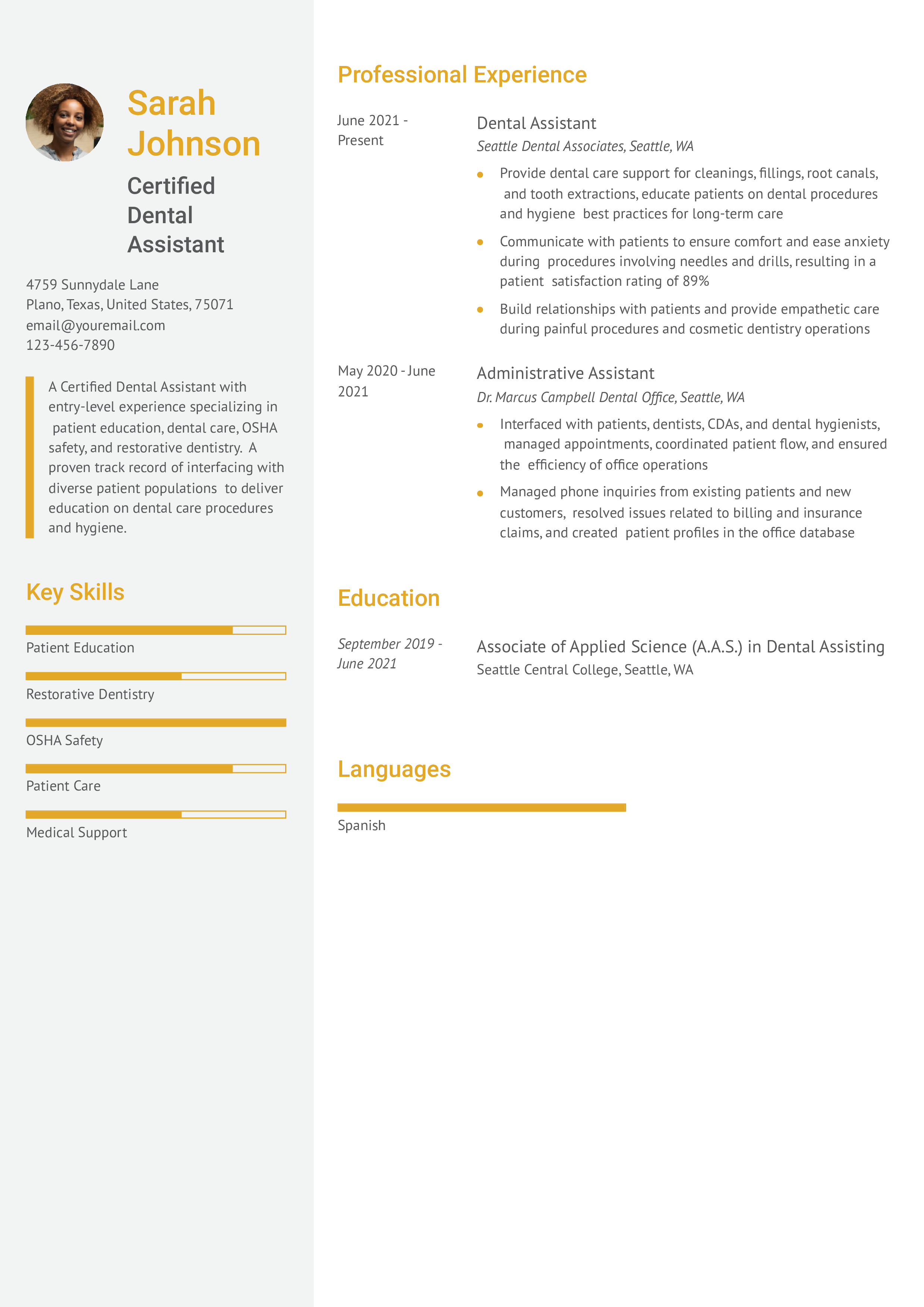 Senior-Level Resume