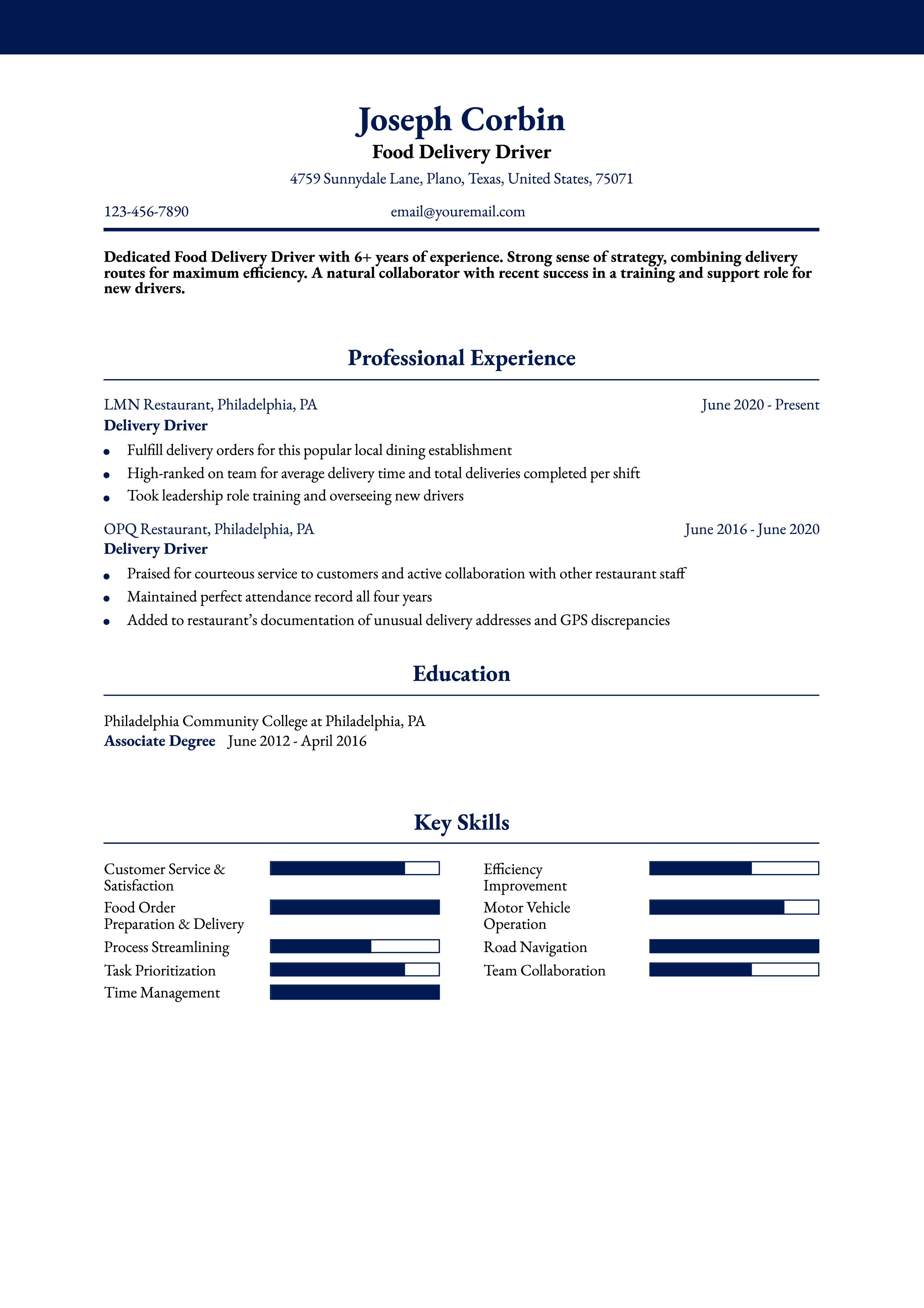 Senior-level Resume