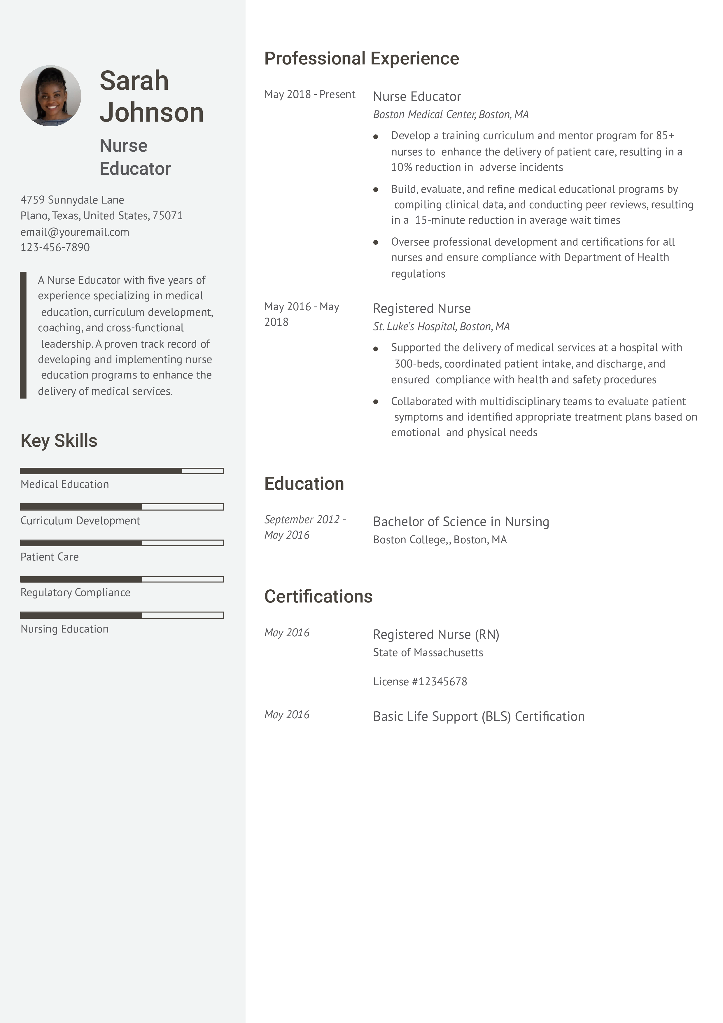 Entry-level Resume