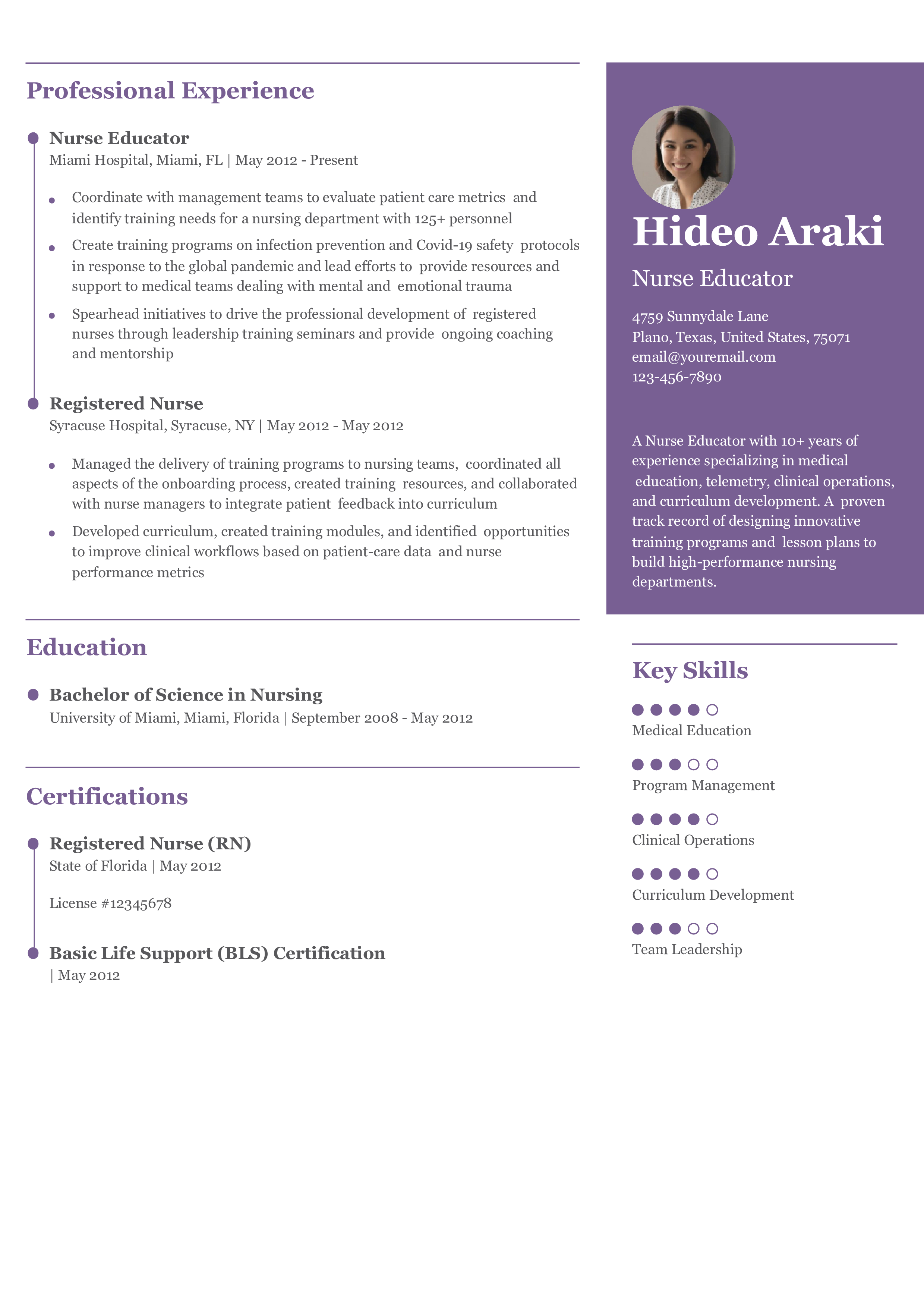 Senior-level Resume