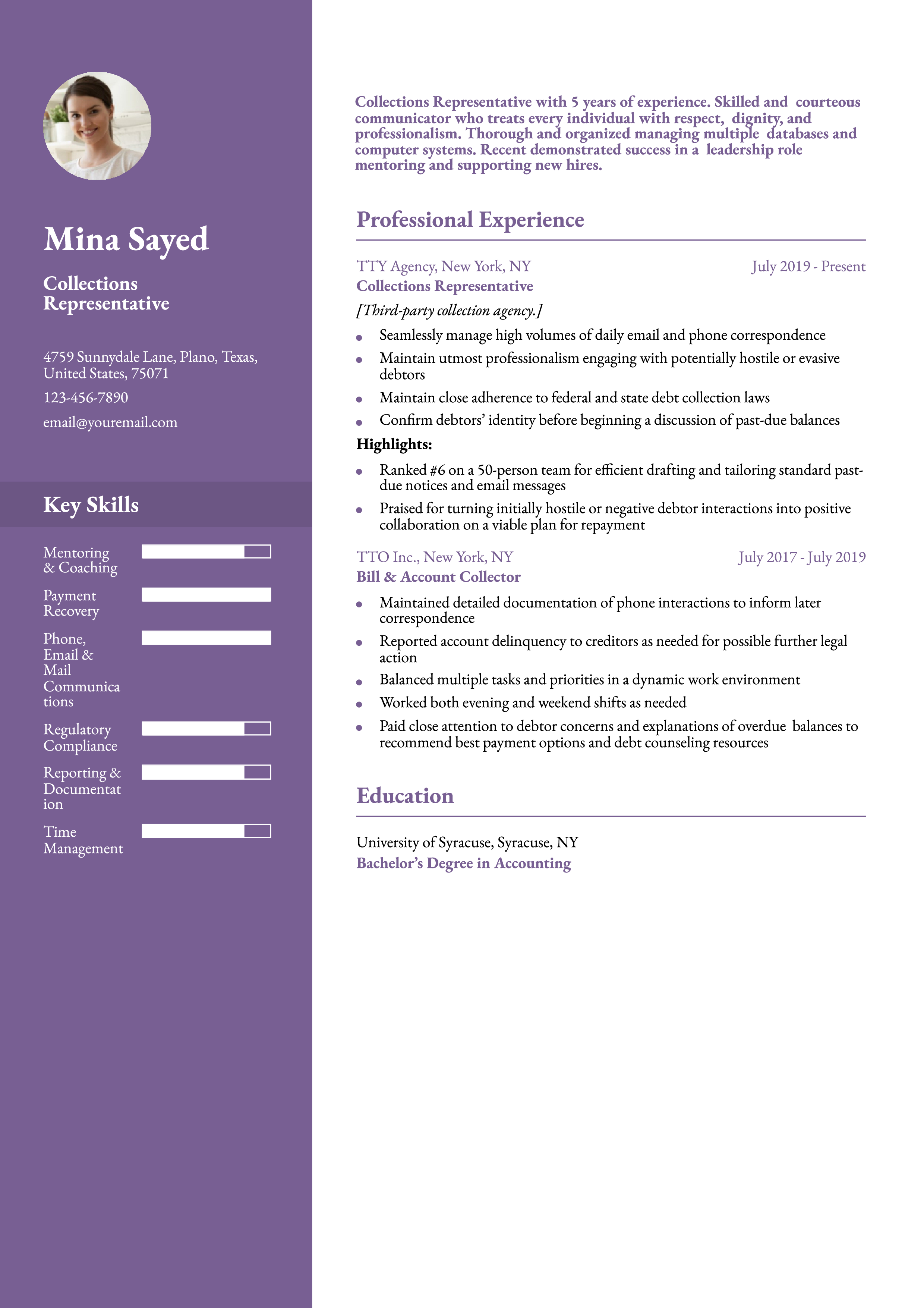 Senior-Level Resume