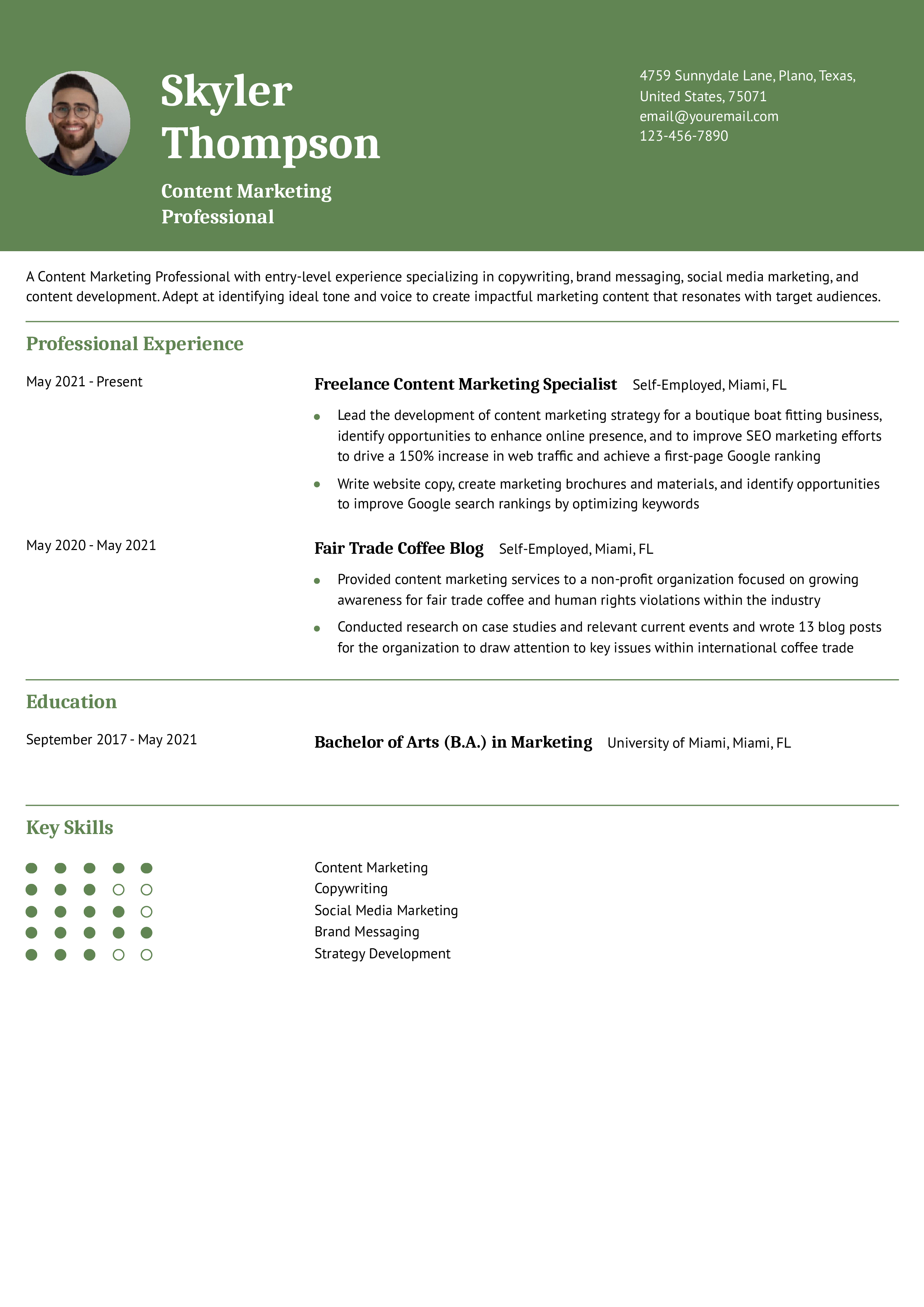 Entry-Level Resume