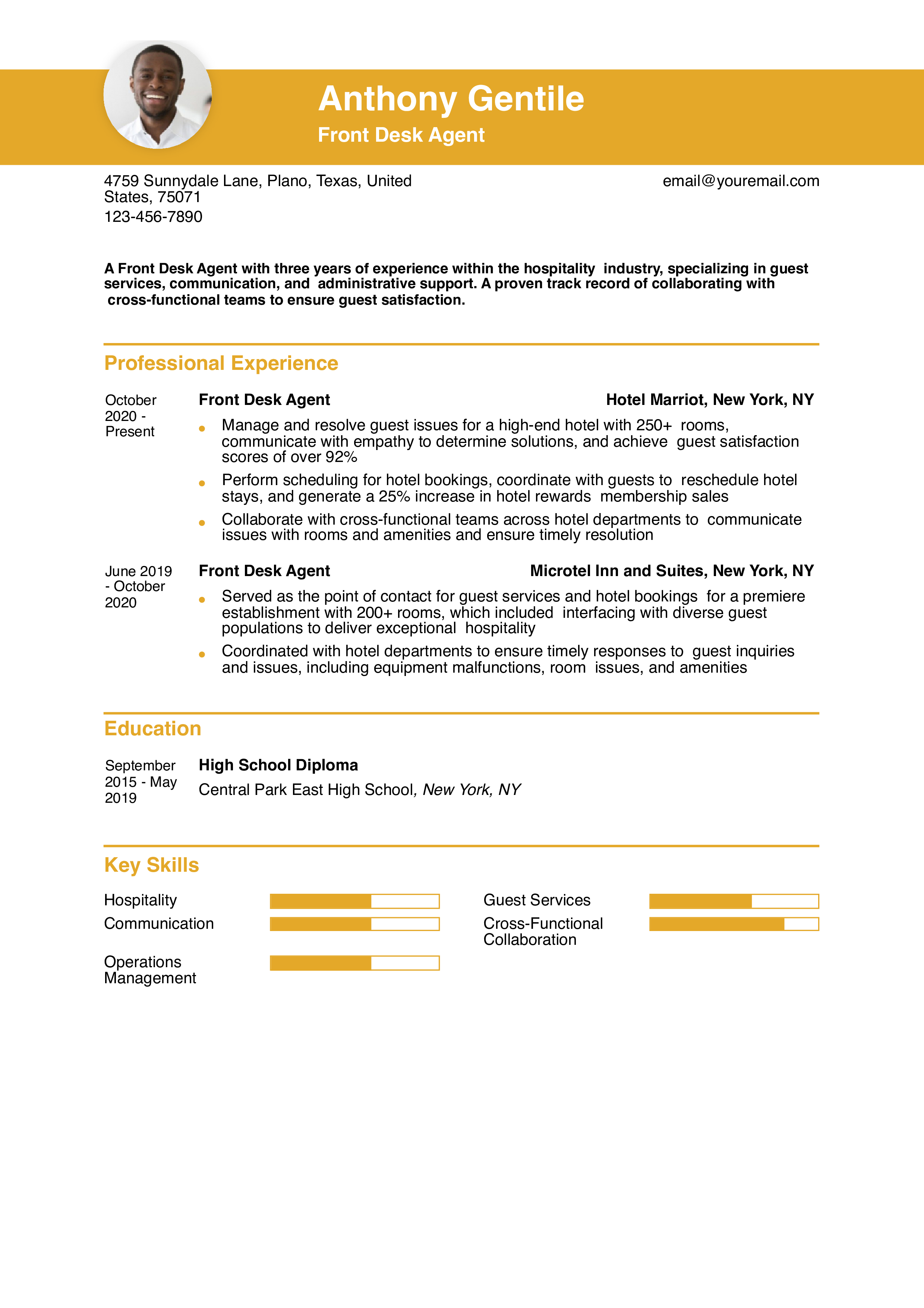 Entry-Level Resume