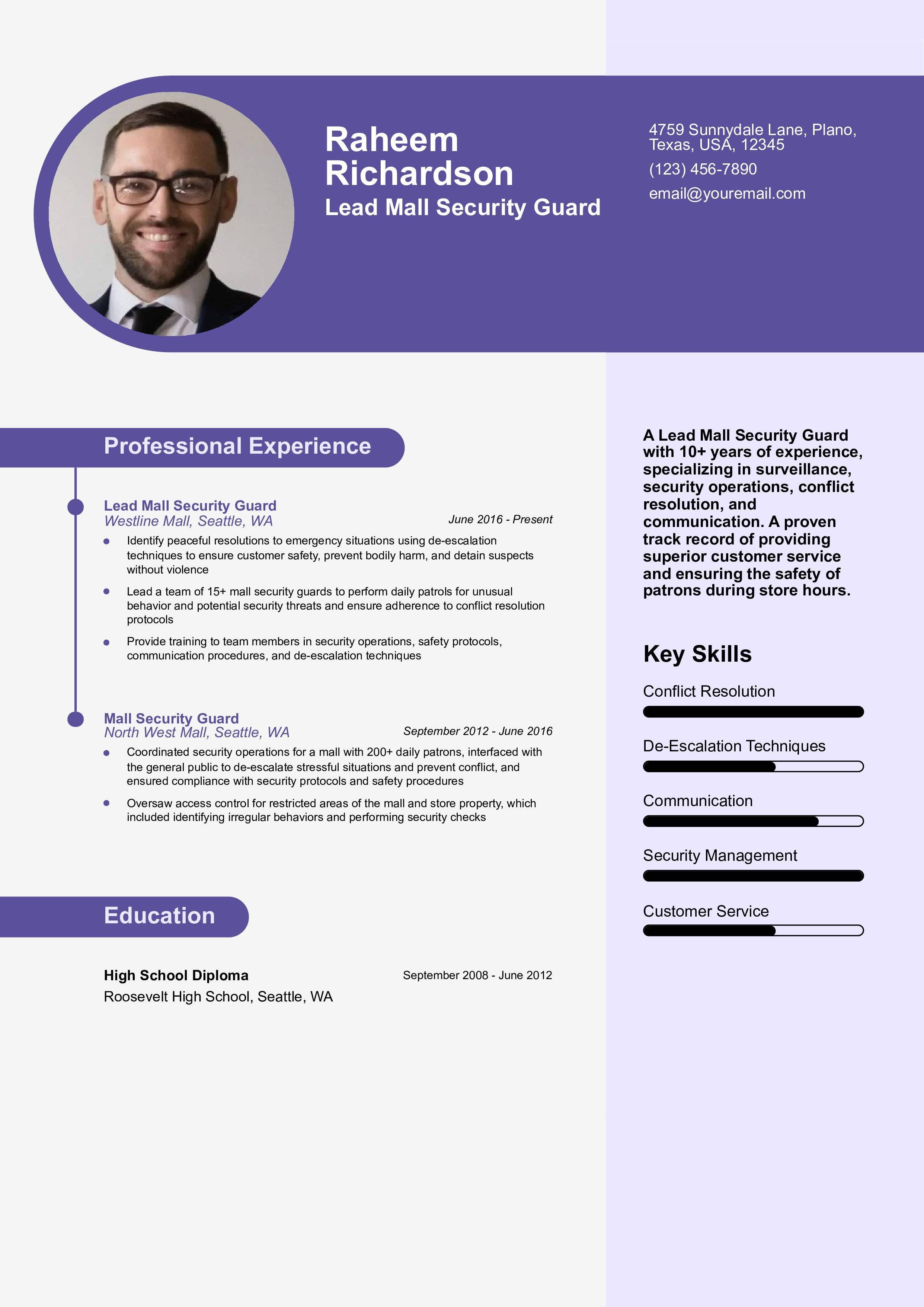 Senior-Level Resume