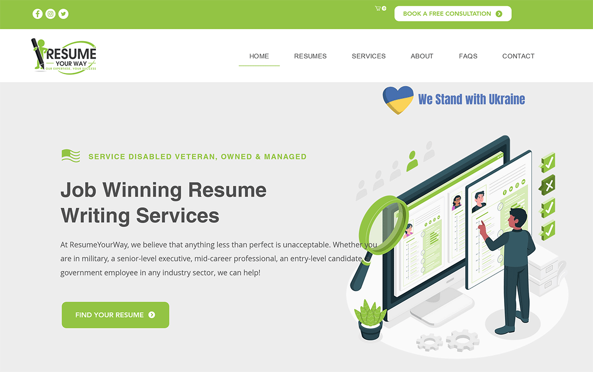 Resume Your Way Homepage