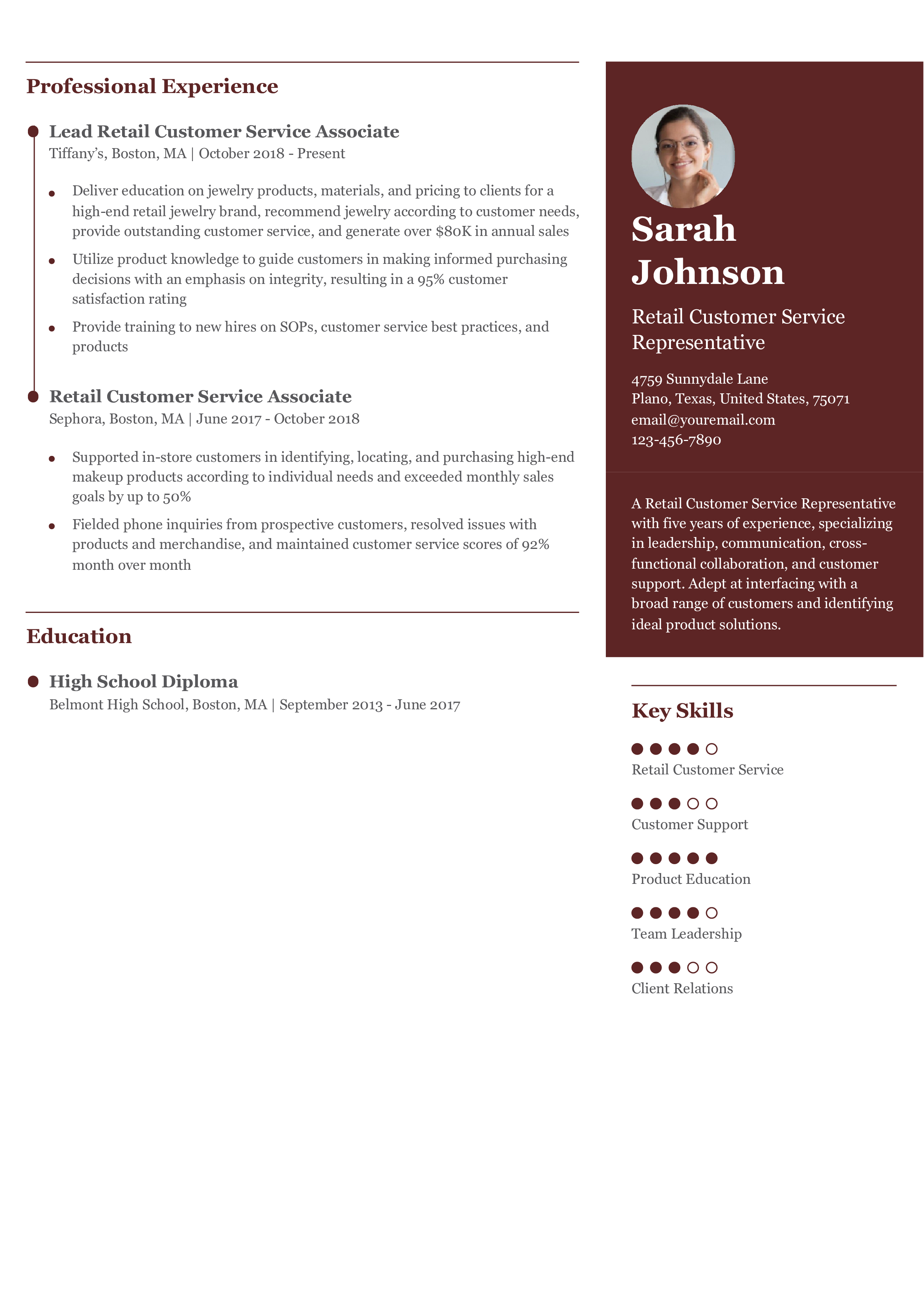 Senior-Level Resume