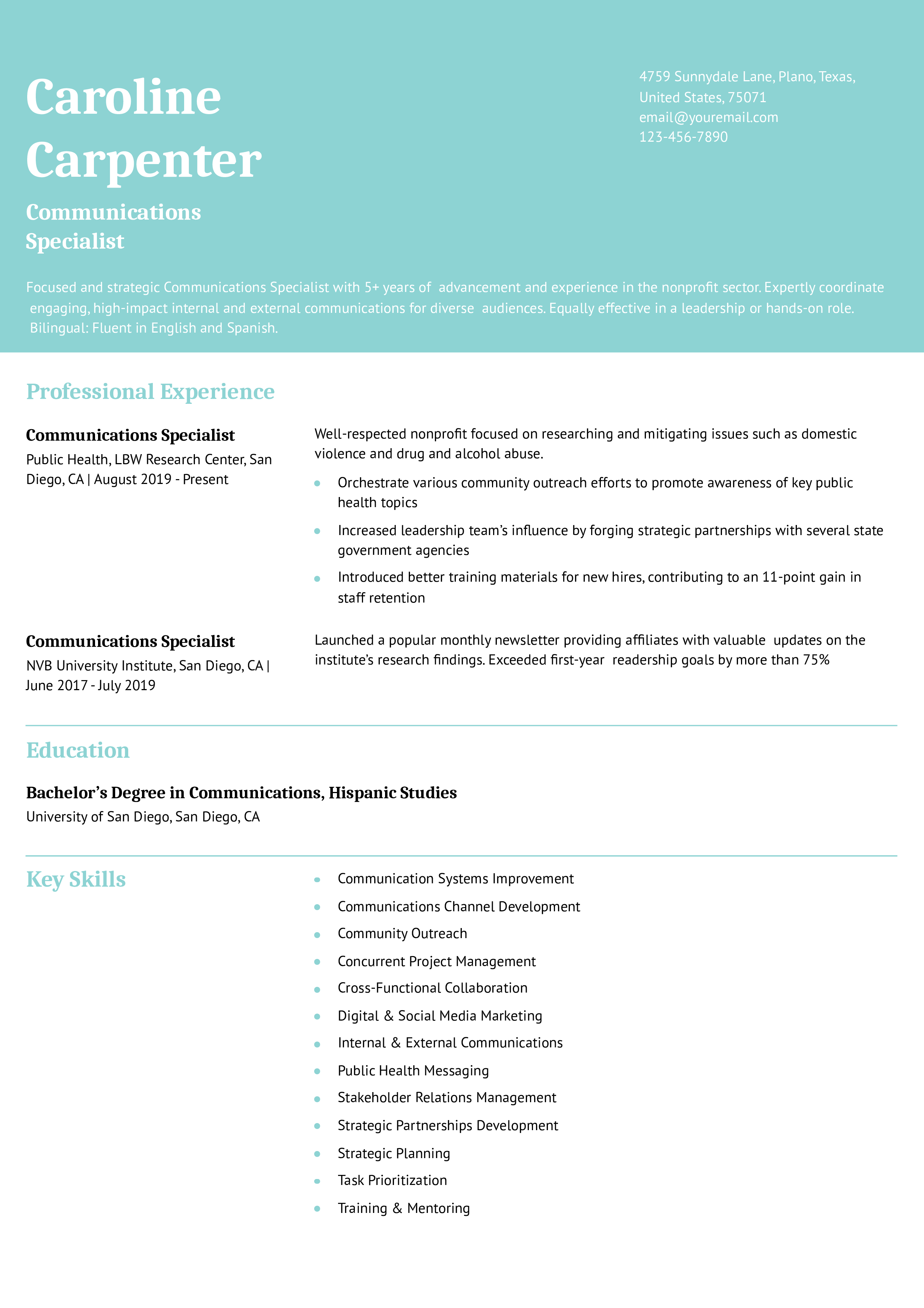 Senior-level Resume