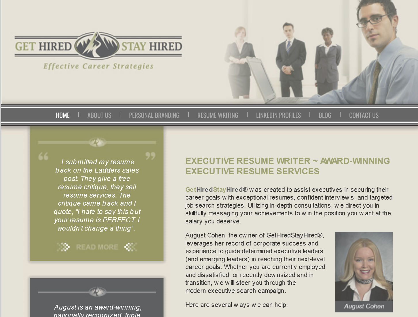Get Hired Stay Hired Homepage