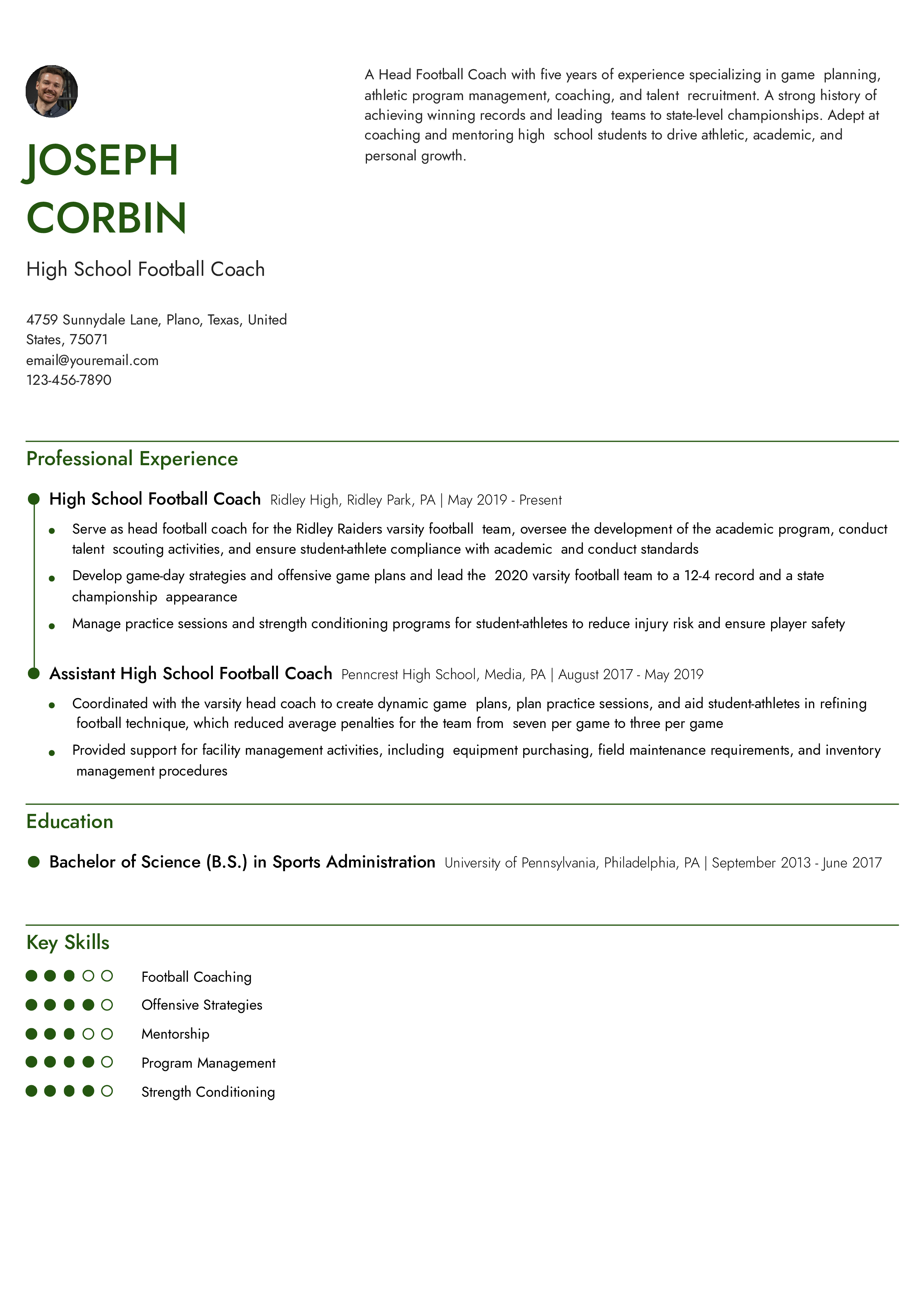 Entry-level Resume