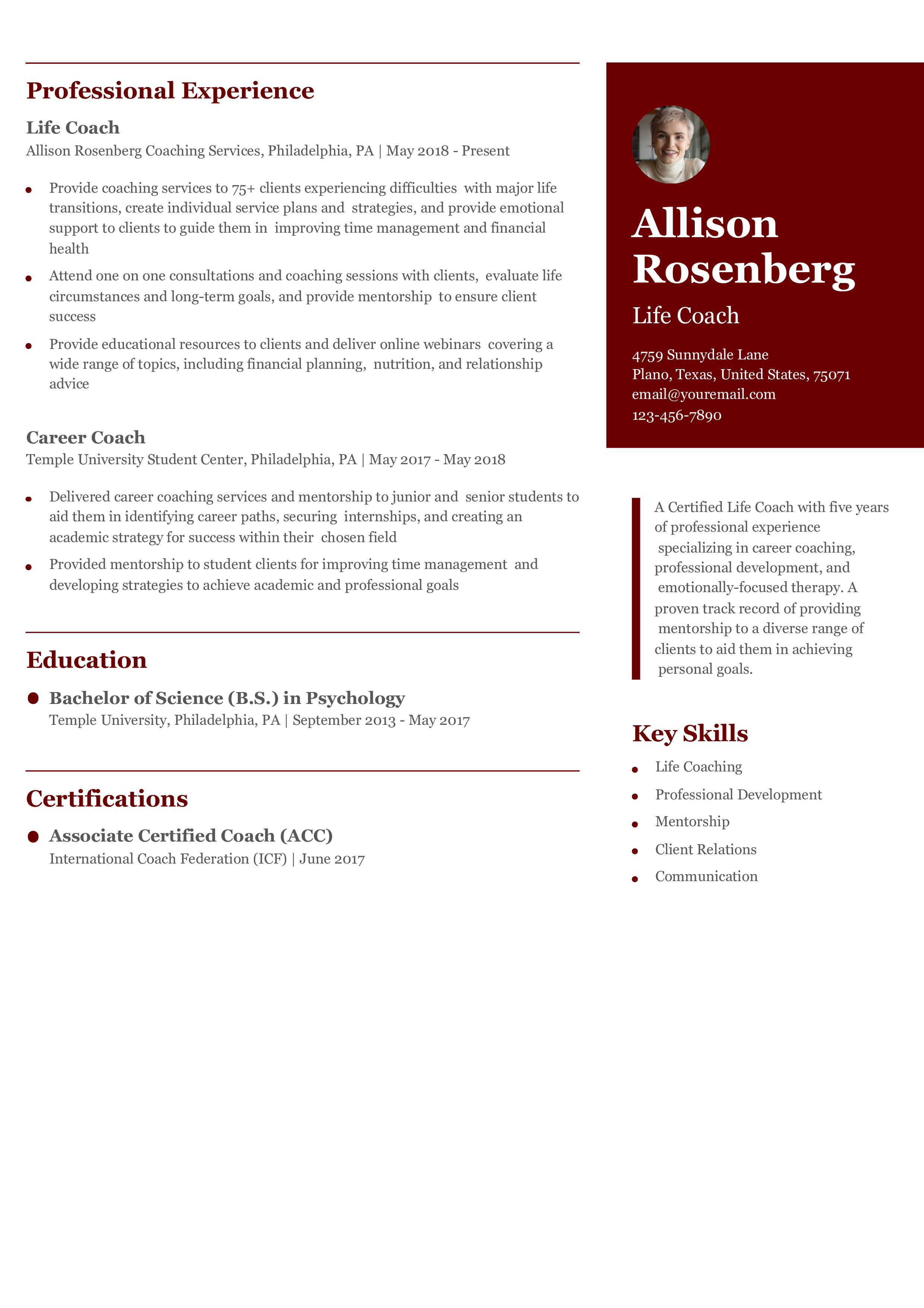 Entry-level Resume