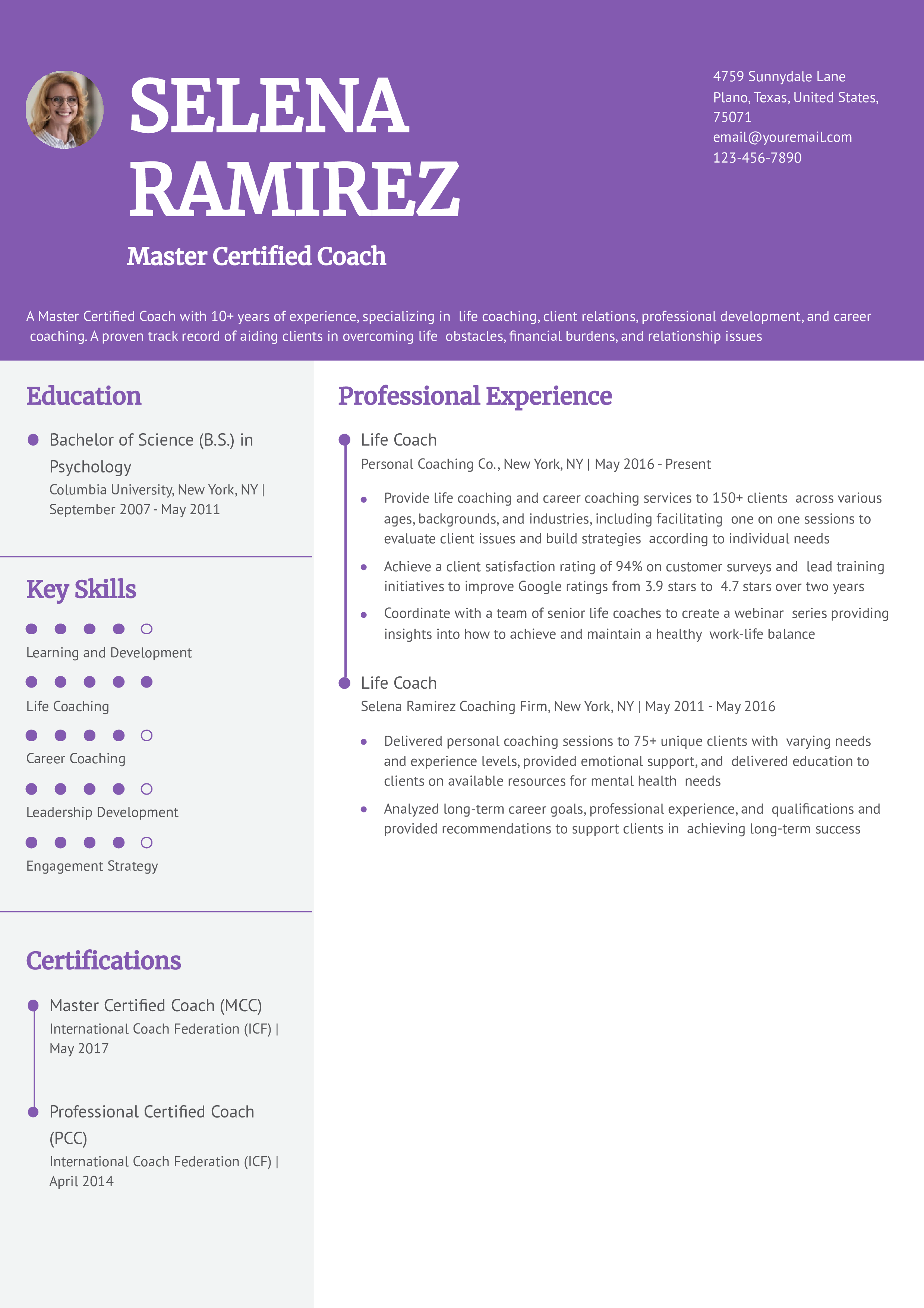 Senior-level Resume