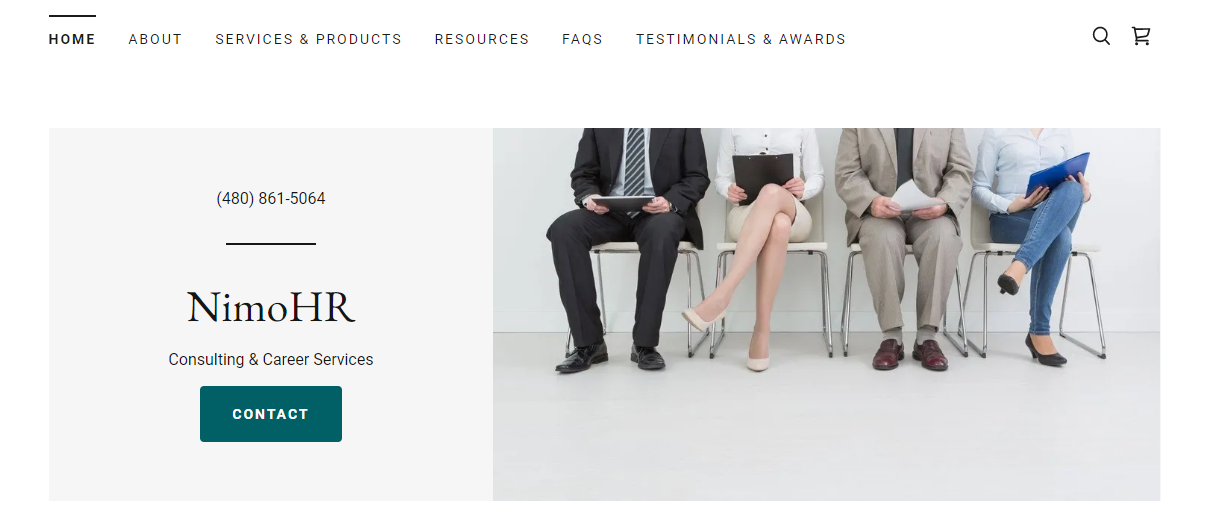 NimoHR Consulting & Career Services Homepage