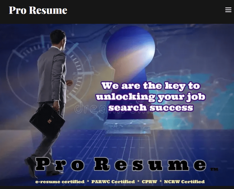 Pro Resume Banner Image