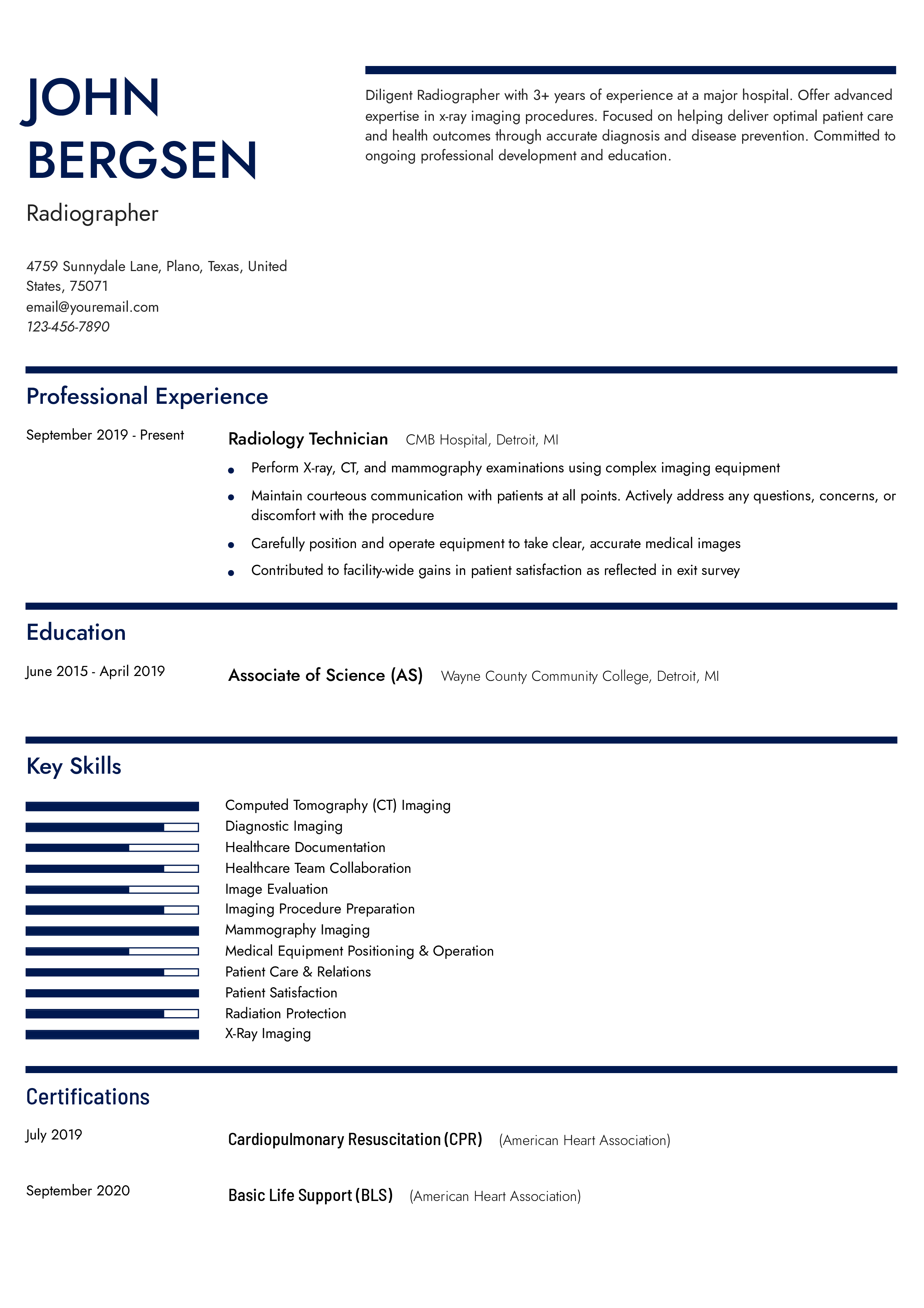 Entry-Level Resume