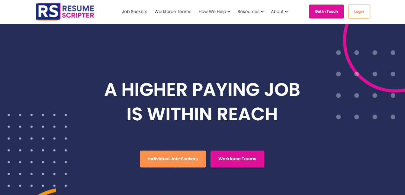 Resume Scripter Homepage