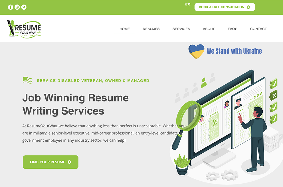 Resume Your Way Homepage