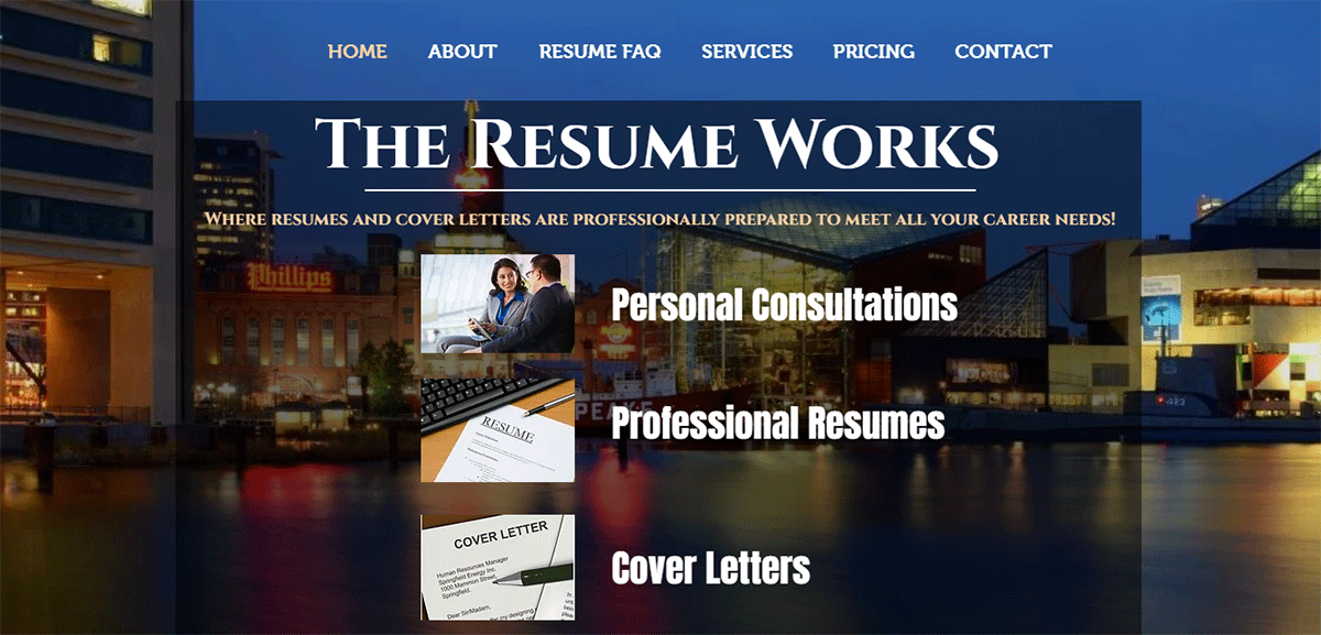 The Resume Works Homepage